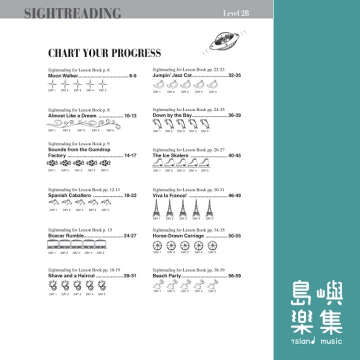 Sightreading Book – Level 2B