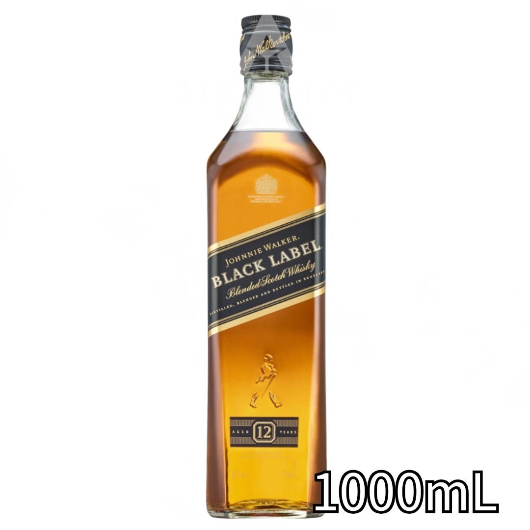 Johnnie Walker Black Label Blended Whisky  1000mL