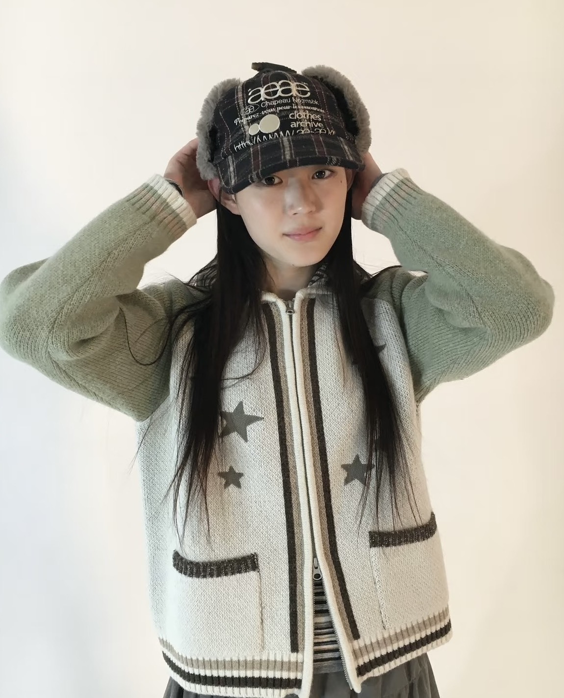 帽子 aeae WEB LOGO TROOPER CAP [BLACK] WEB LOGO TROOPER CAP [BLACK] – aeae JAPAN