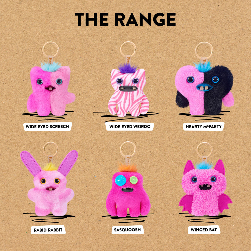 FUGGLER牙齒怪-3.5吋粉紅寶寶掛飾 隨機一入 正版