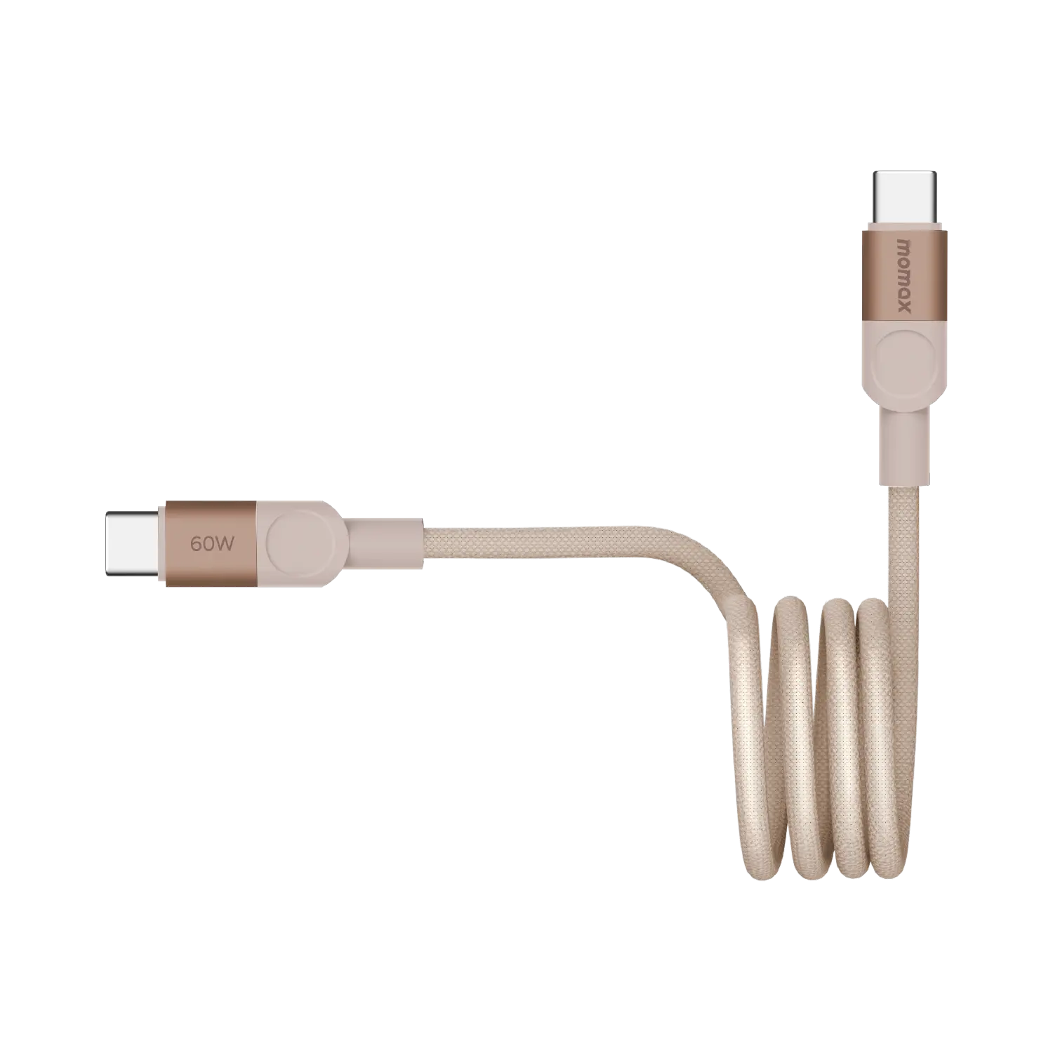 MOMAX - 【砂岩色】Mag.Link 60W USB-C to USB-C 磁吸充電線 1M (DC60L2)