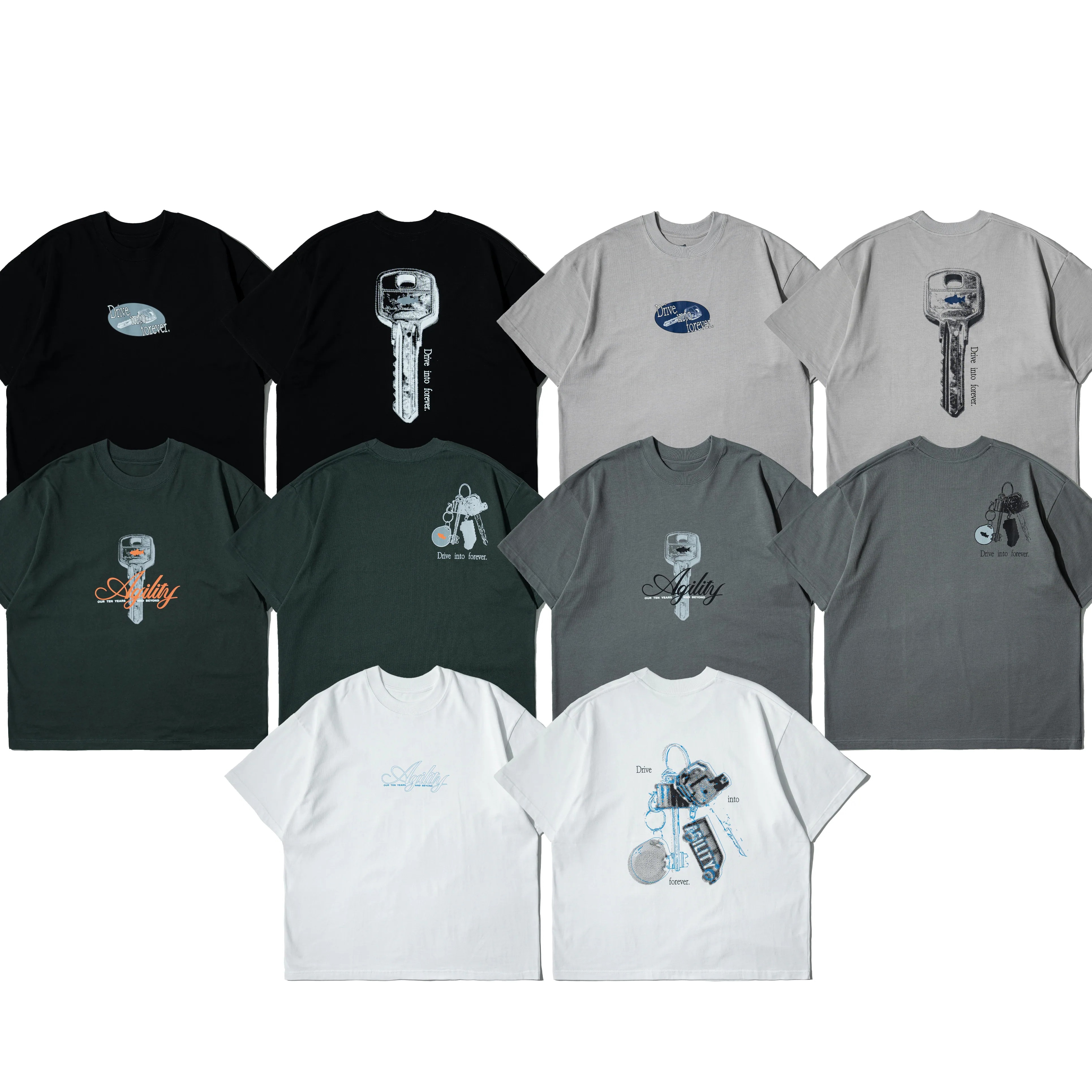 【車庫服飾】AGILITY CREW 10TH "The Key" Image Tee