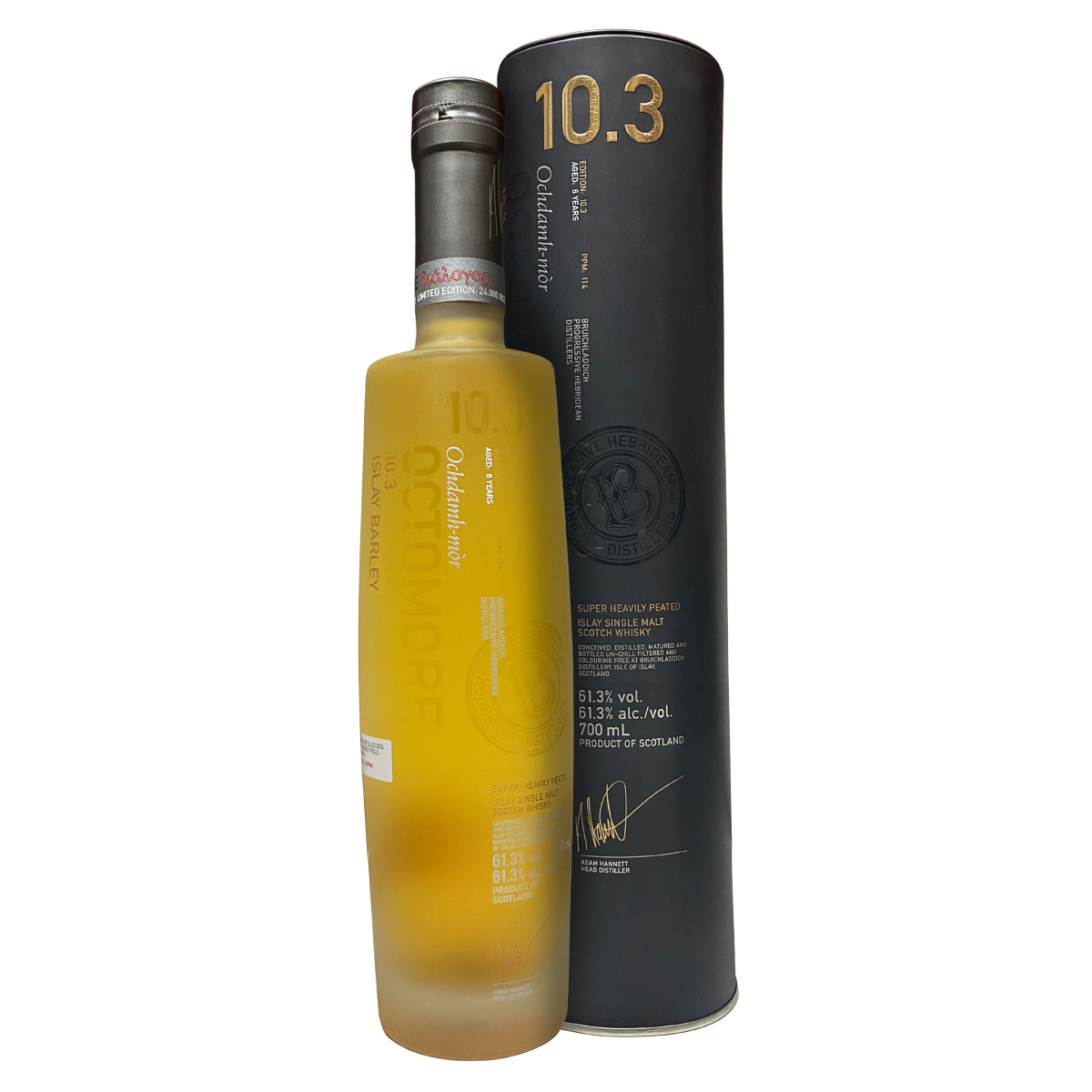 Octomore 10.3 Islay Barley PPM: 114 61.3%
