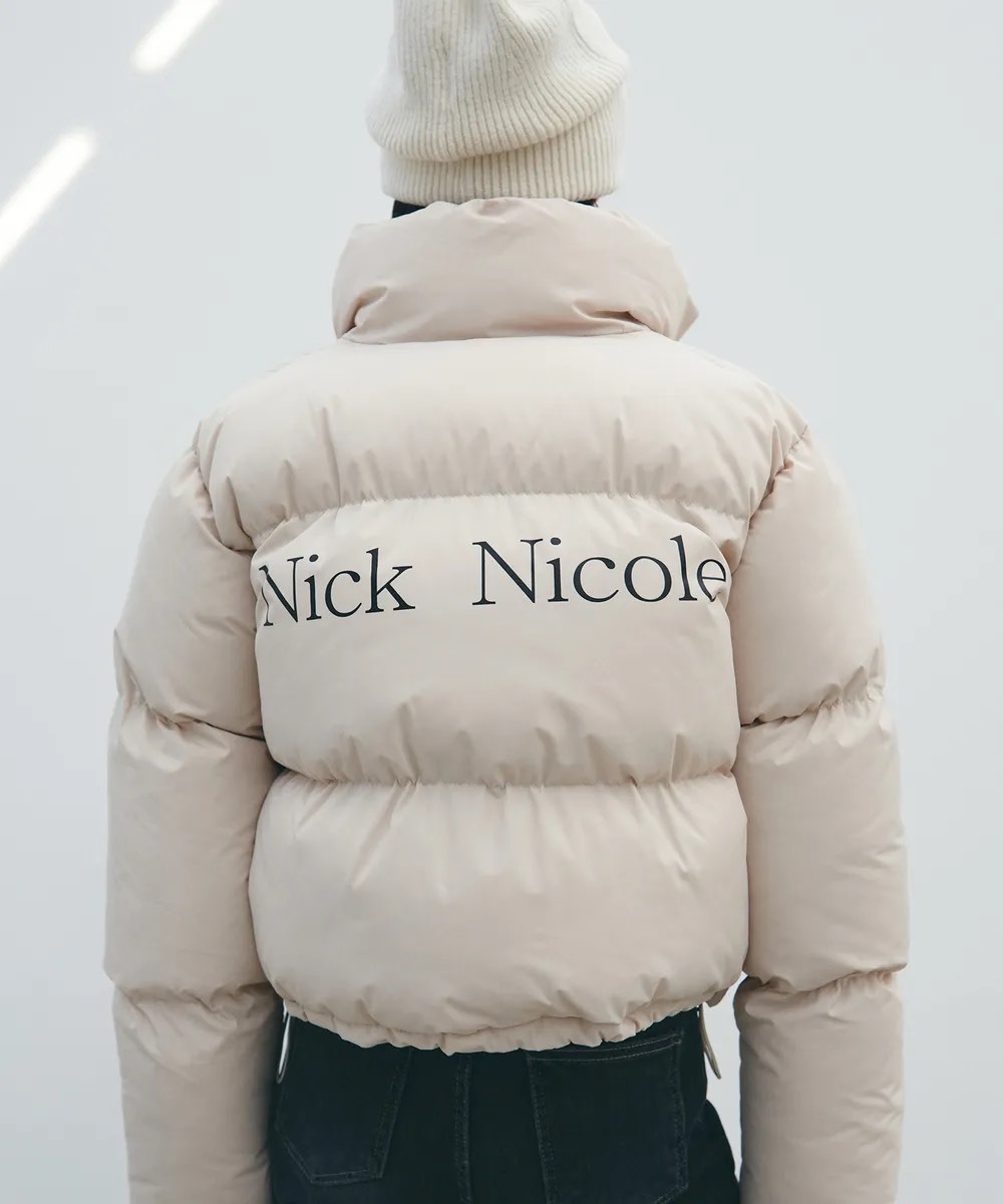 <黑五折扣>韓國 NICK&NICOLE Nicole Volume 羽絨 短版 羽絨外套 2色