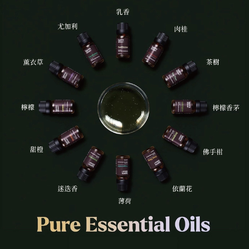 美國 Lagunamoon 天然純精油 12瓶組