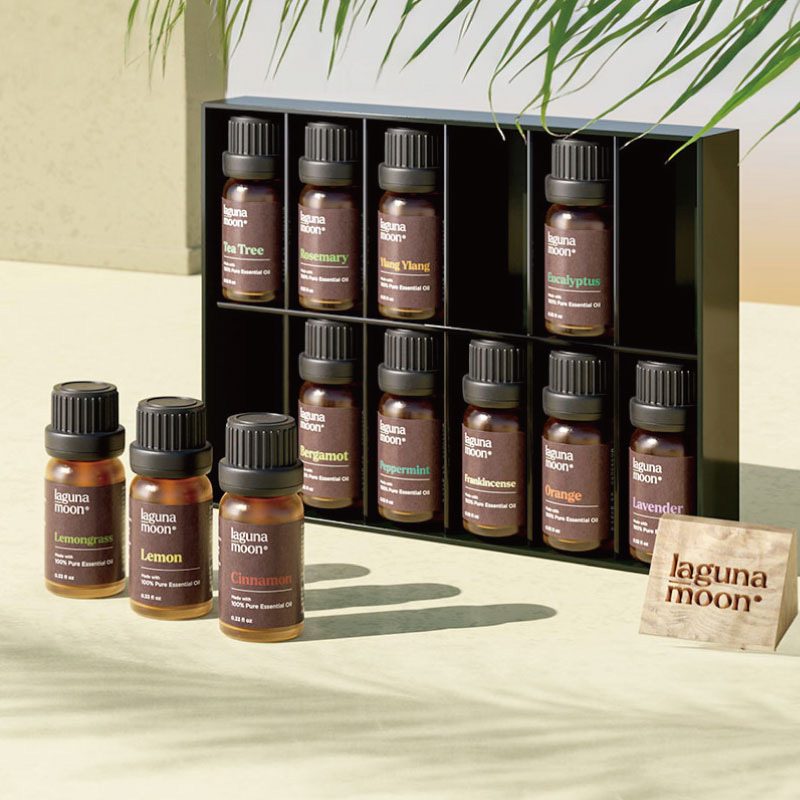 美國 Lagunamoon 天然純精油 12瓶組