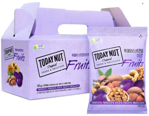 【直播】LL112001 Today Nuts - Fruits 堅果 (一盒/30小包 *20g)