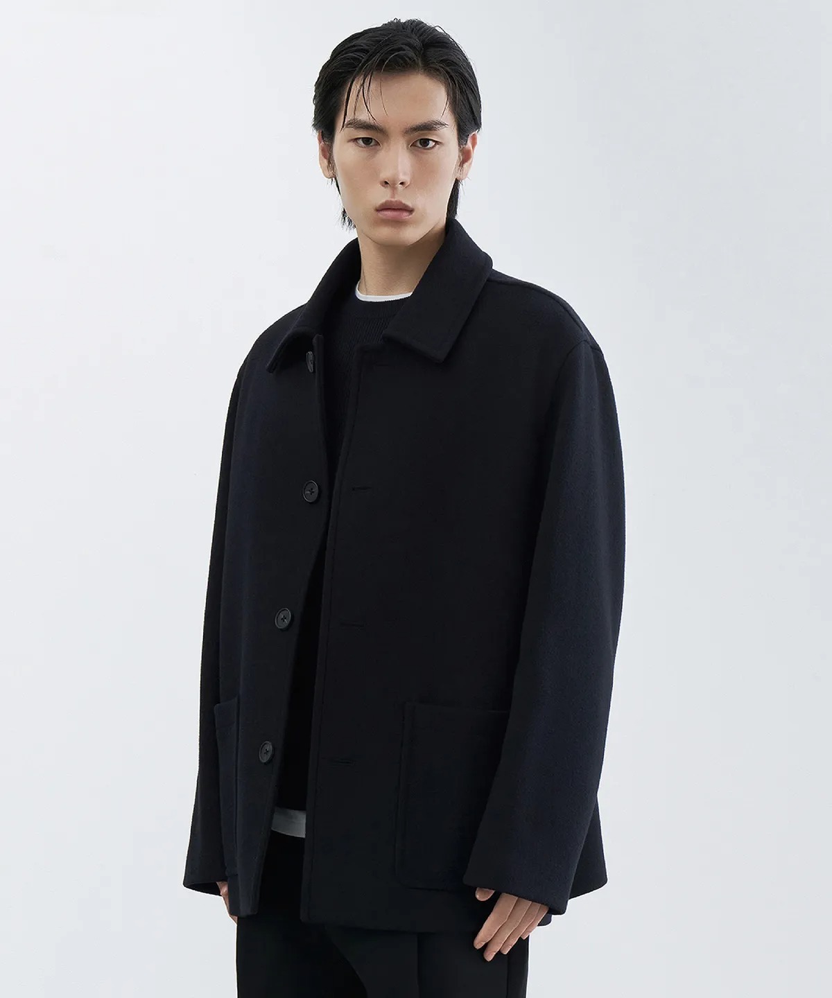 MUSINSA STANDARD DAILY HALF BALMACAAN COAT