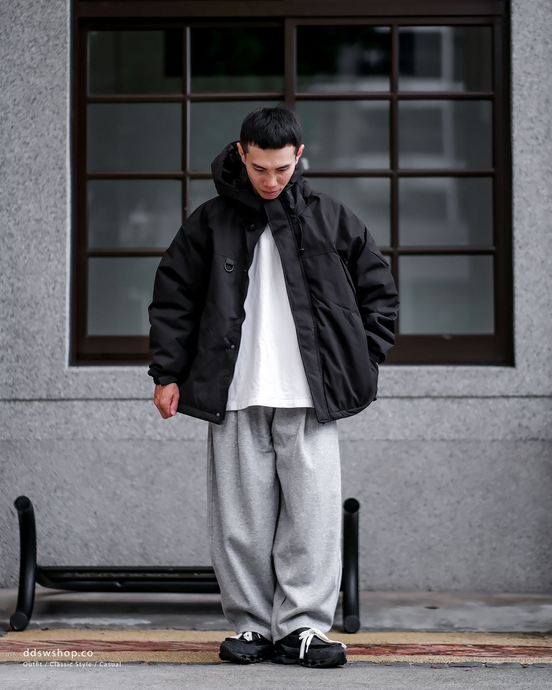 D.CLOSET 防潑水 防風 連帽外套