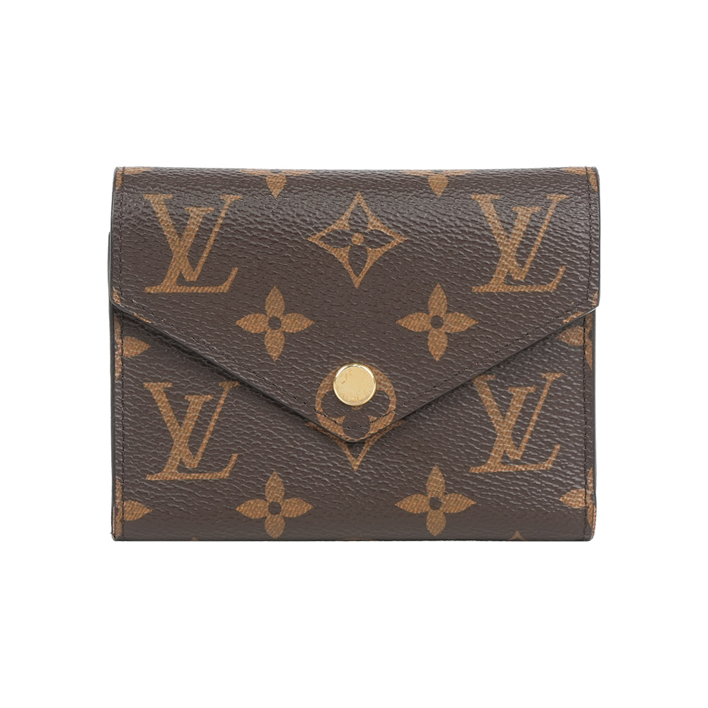 【Louis Vuitton】VICTORINE三折信封零錢袋釦式短夾