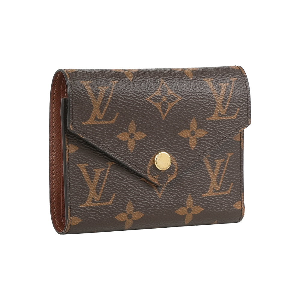 【Louis Vuitton】VICTORINE三折信封零錢袋釦式短夾