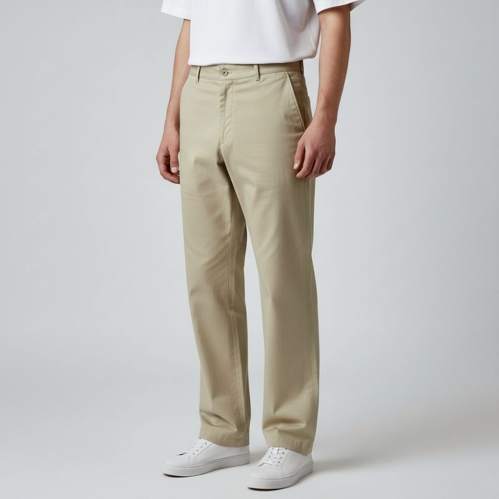 NEW BALANCE 長褲 NB 卡其 休閒直筒長褲 男 AMP53322SOT