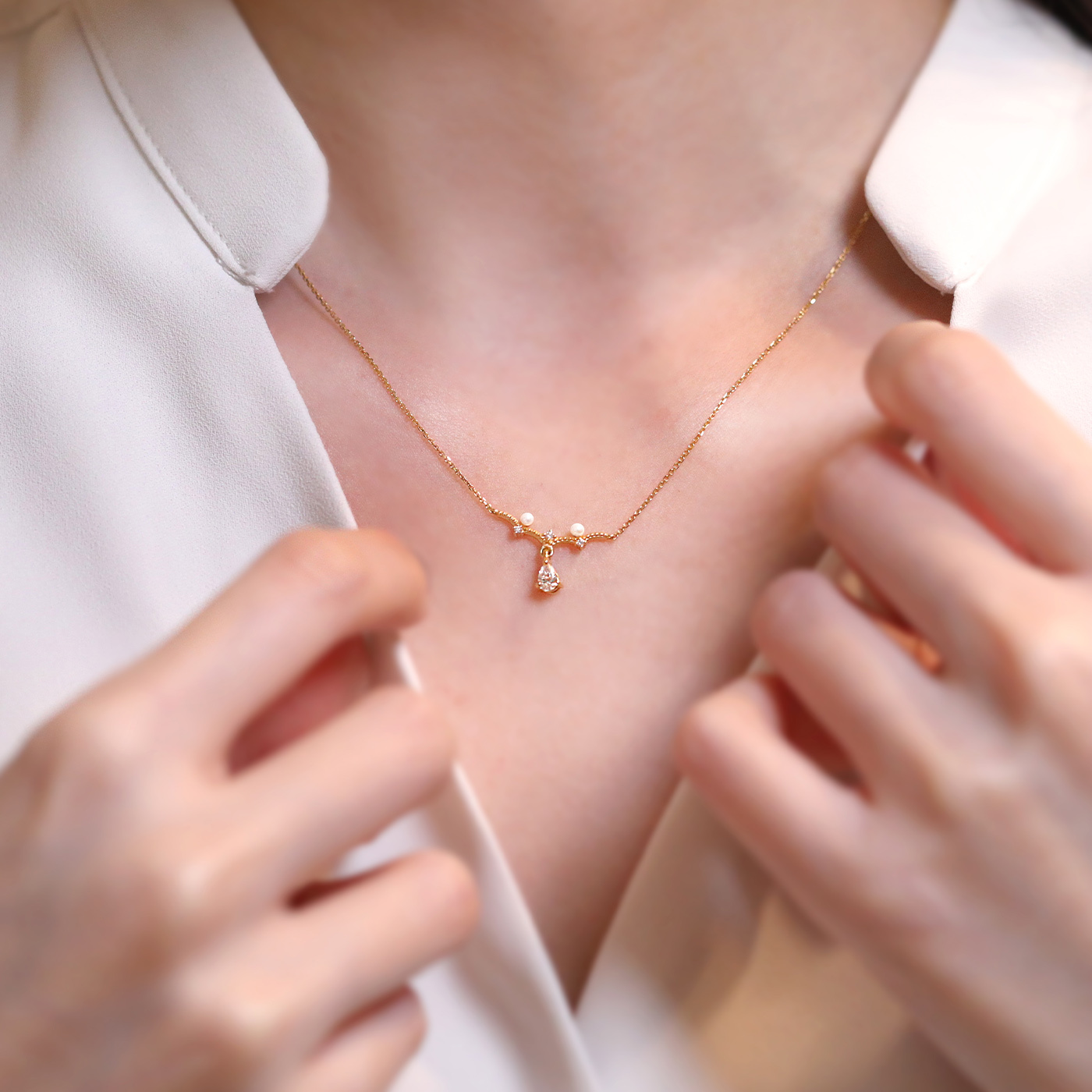 自信飛行  — 15分鑽石項鍊