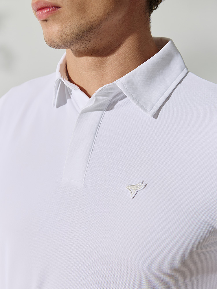 EAGLE FLY 簡約男衫- 純淨白