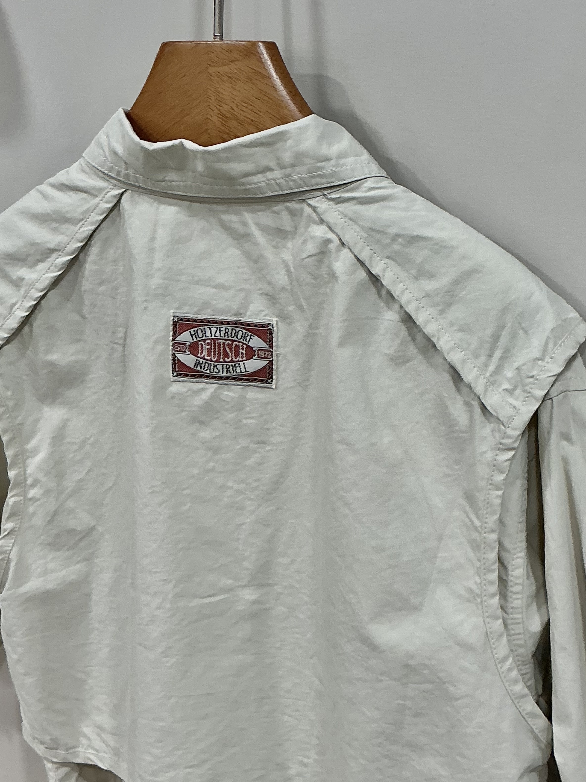 A03565布標假兩件襯衫