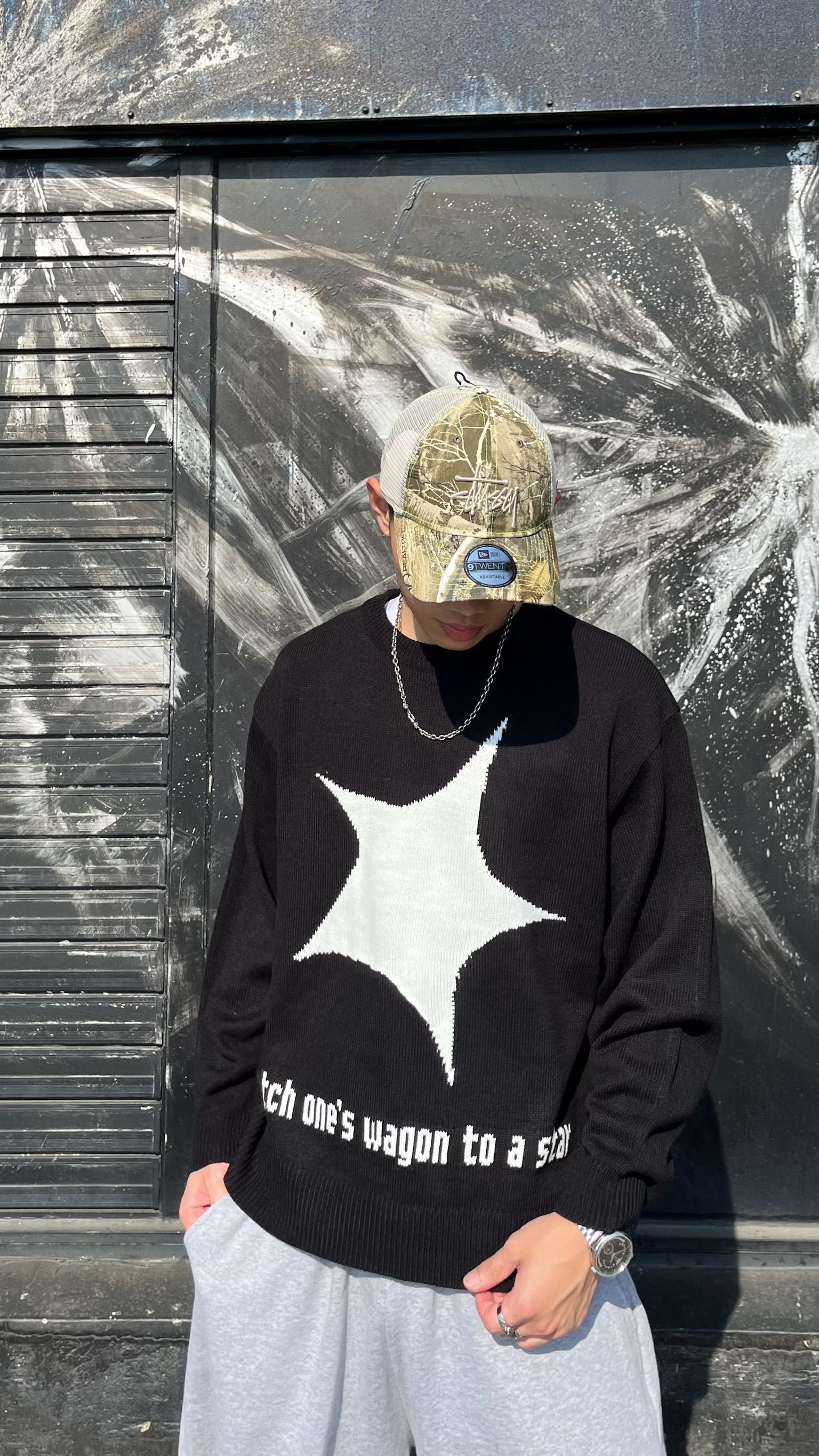 Stussy New Era 9Twenty Basic Trucker 落葉迷彩網帽