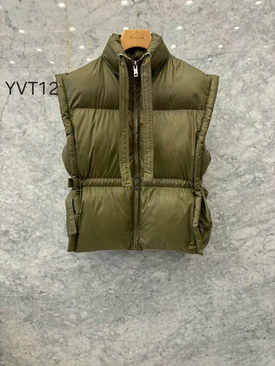 JN5220 兩側束腰拉鏈小企領馬甲