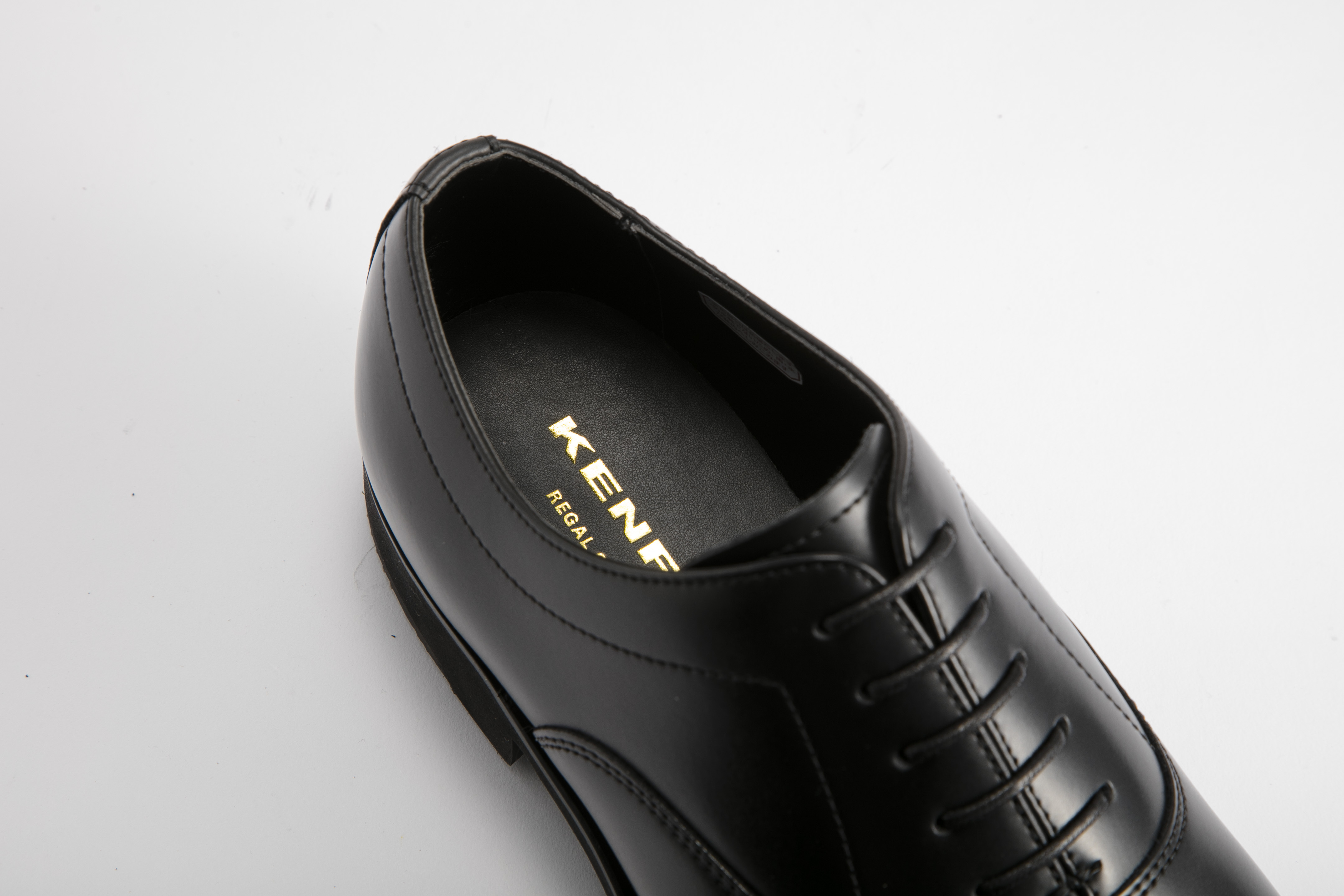 Kenford - 男裝橫飾綁帶皮鞋 KN79-B-ACJW