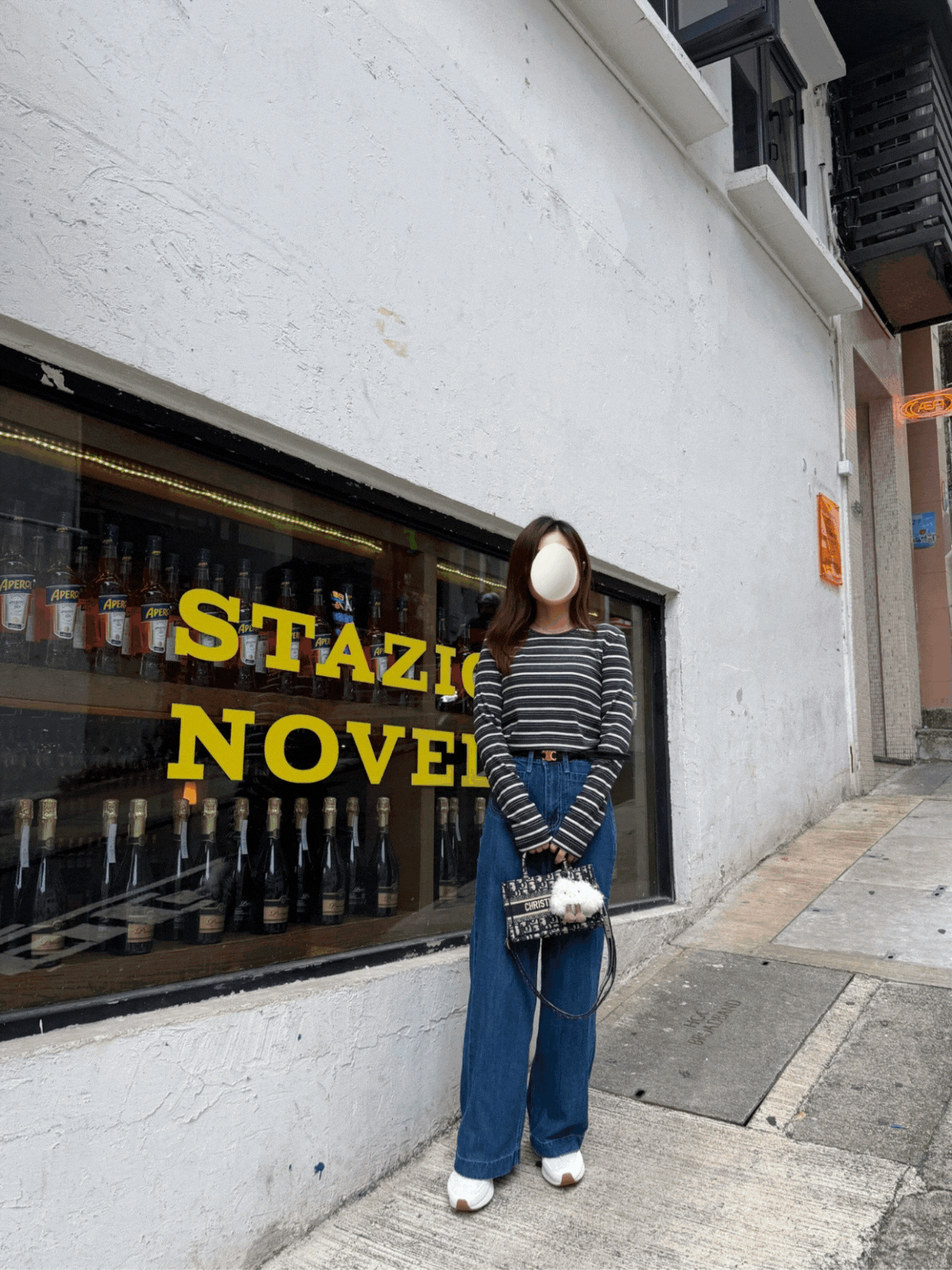 《KR》小個子ok! 幼明線雙口袋牛仔長褲