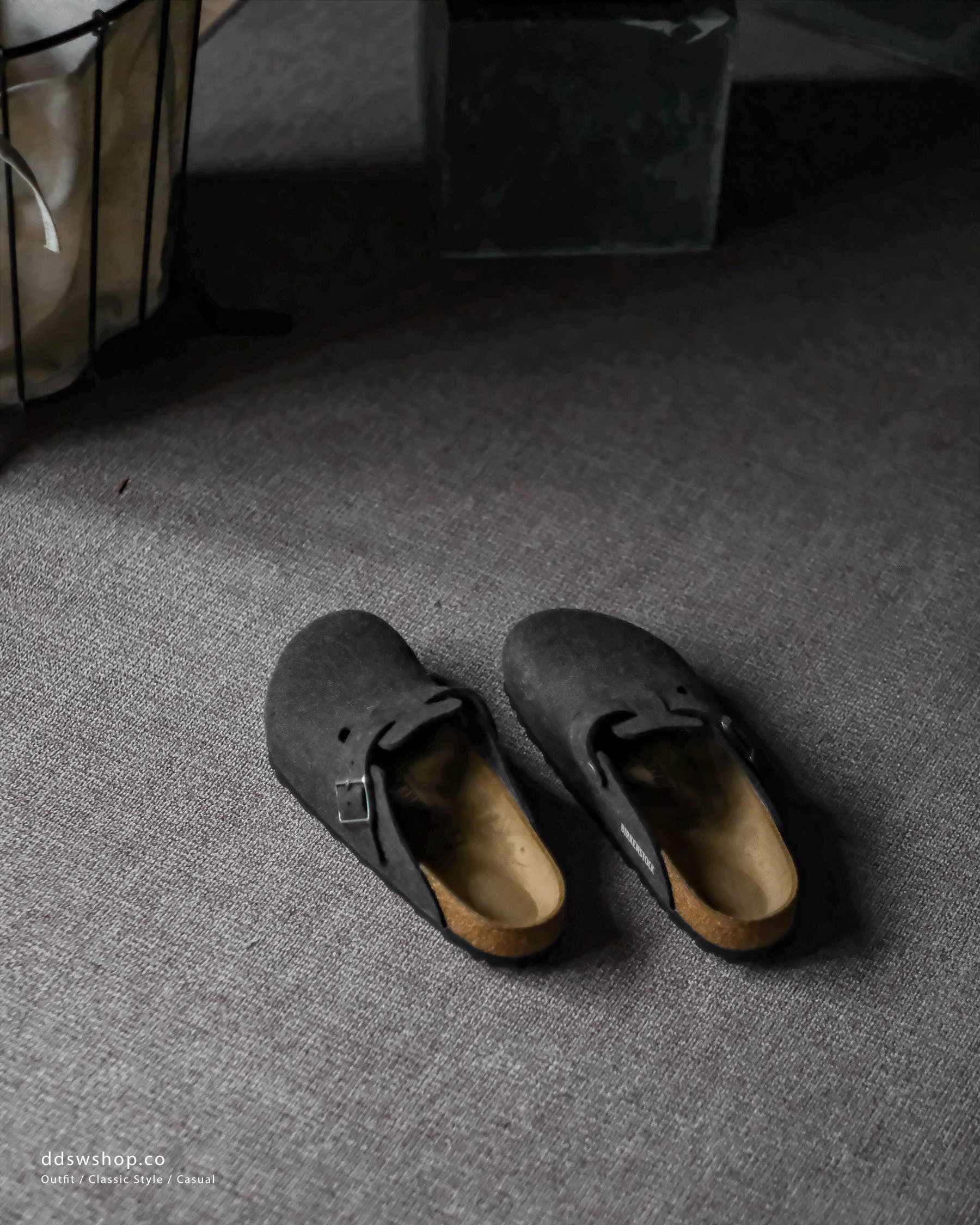 "限時特價代購" Birkenstock Boston Wool Felt "Anthracite"