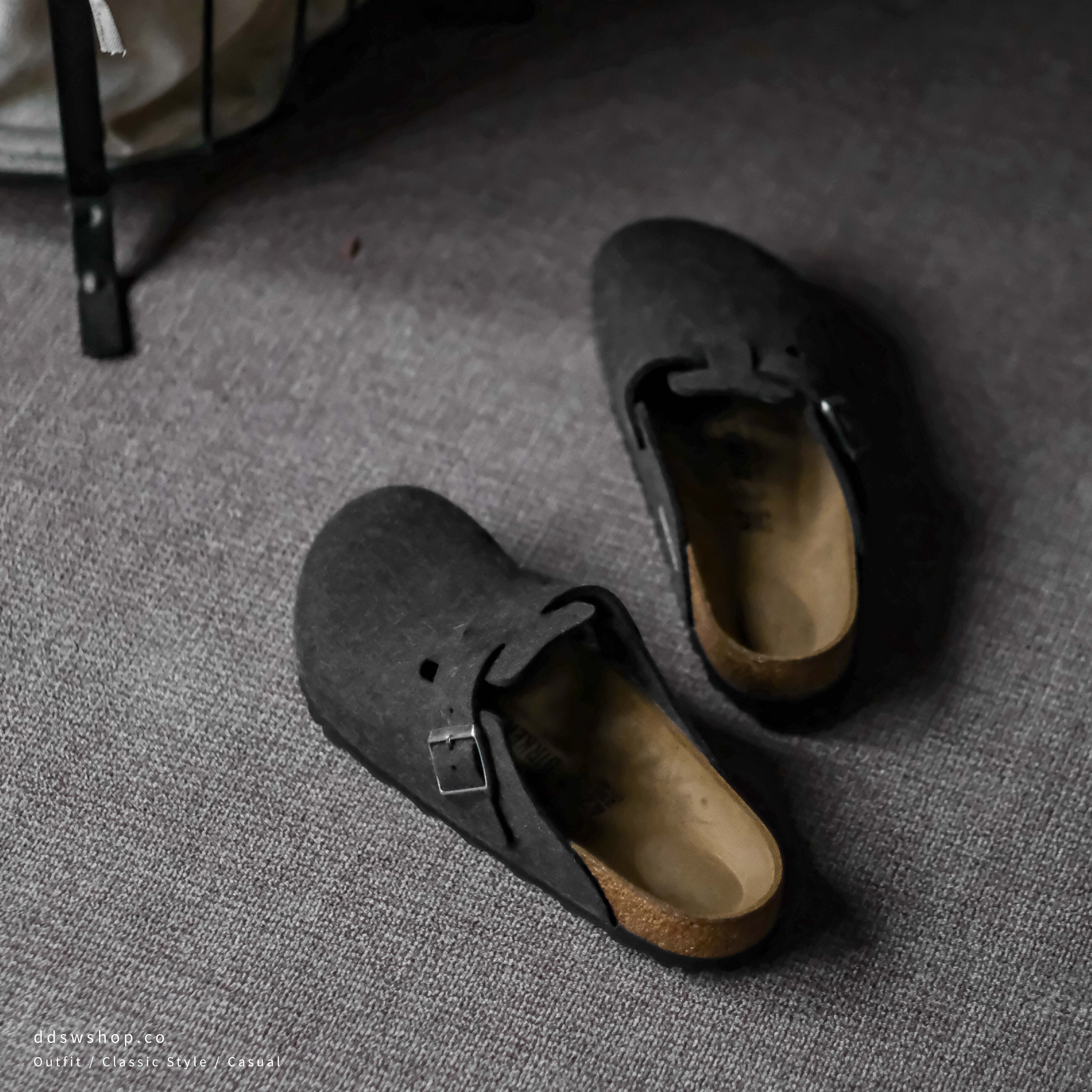 "限時特價代購" Birkenstock Boston Wool Felt "Anthracite"