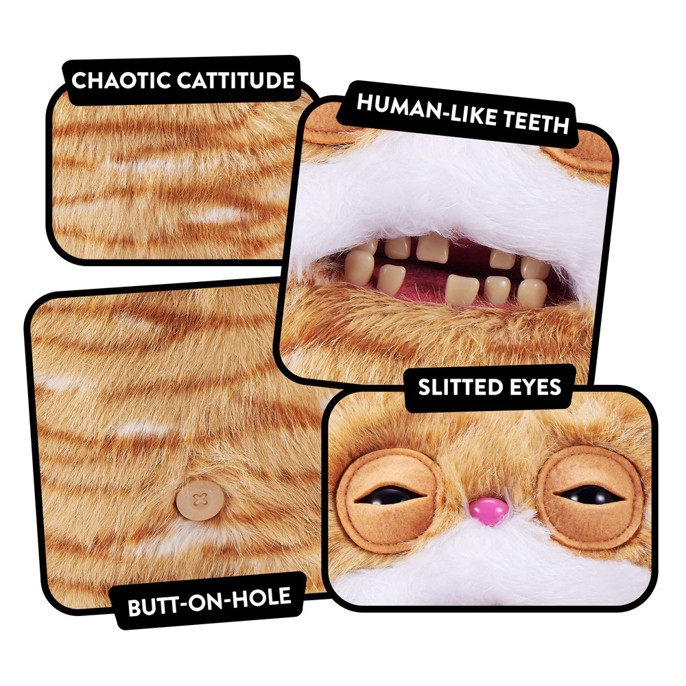 FUGGLER牙齒怪-9吋狂野喵星人 隨機一入