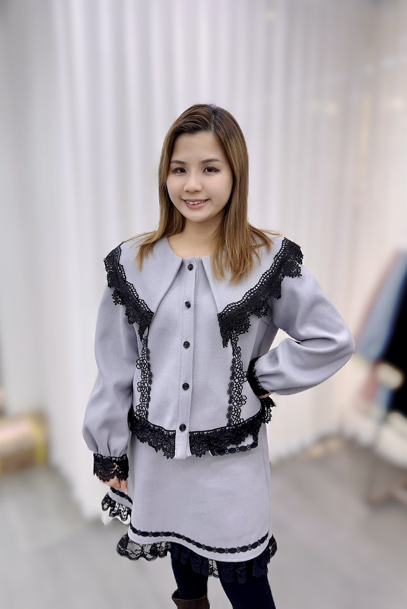 P65   開胸  胸42 長19.5 $569  30%羊毛