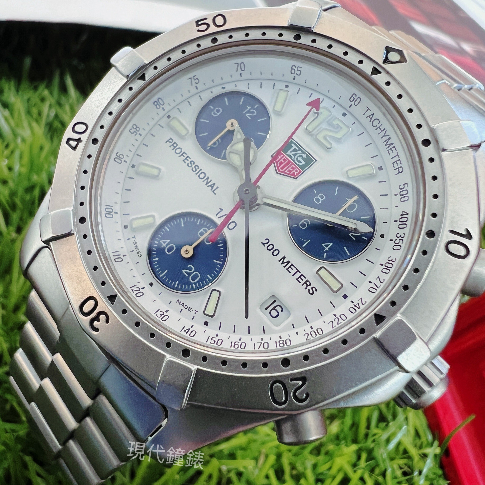 【TAG Heuer 泰格豪雅】率性三眼計時腕錶CA1111.BA0328 38mm 現代鐘錶