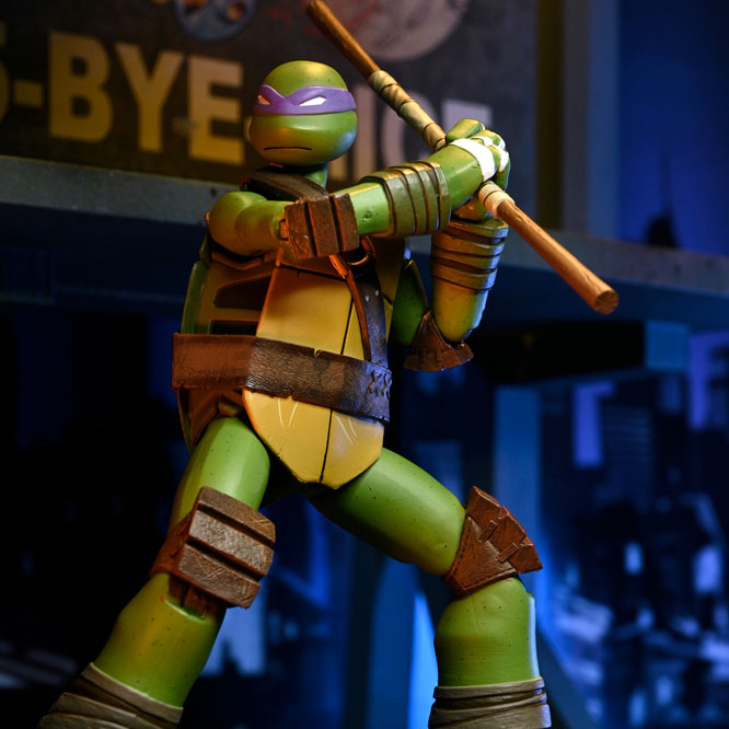 25年12月 NECA 7吋 忍者龜  (2012 Cartoon) 多納太羅 可動公仔