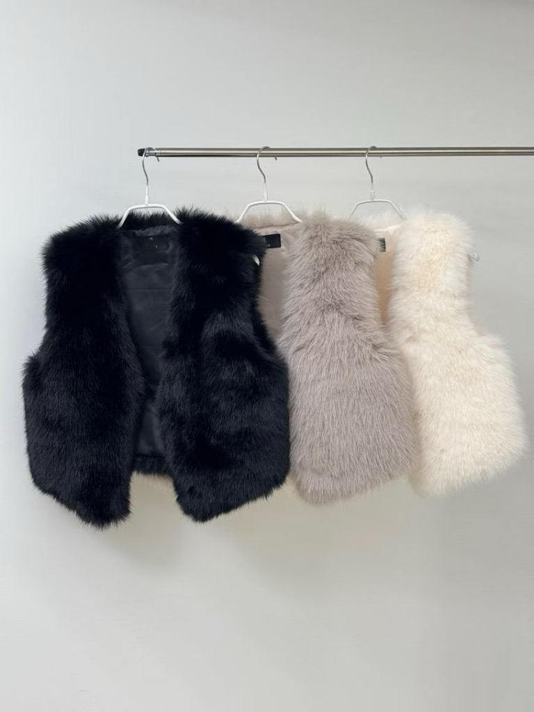 SS2514 Long hair Per vest