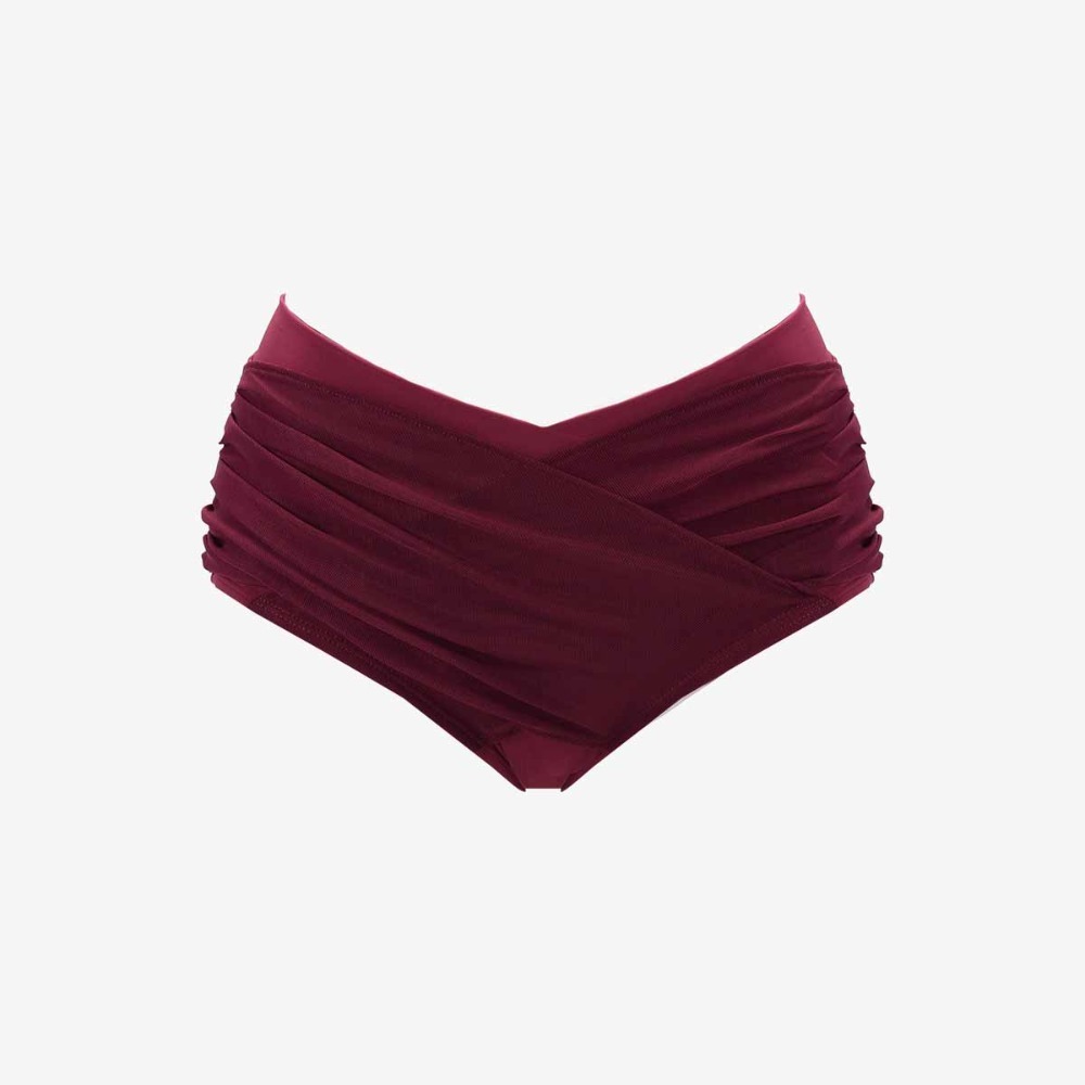 Venus Low Shorts - Wine