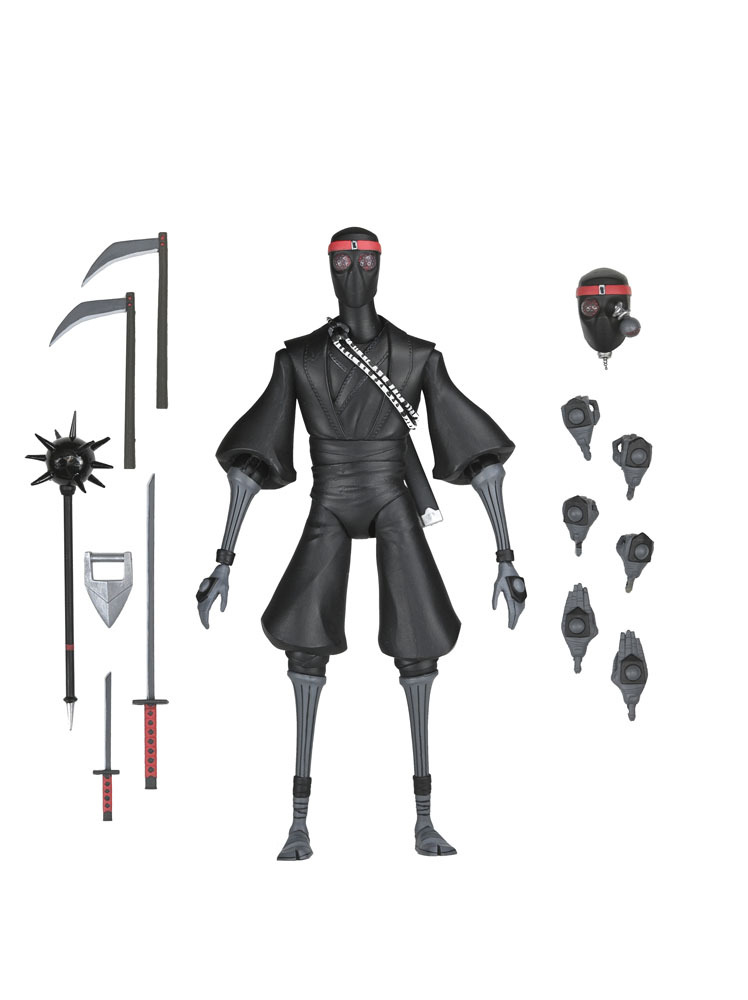 25年12月 NECA 7吋 忍者龜  (2012 Cartoon) 腳足忍者 可動公仔