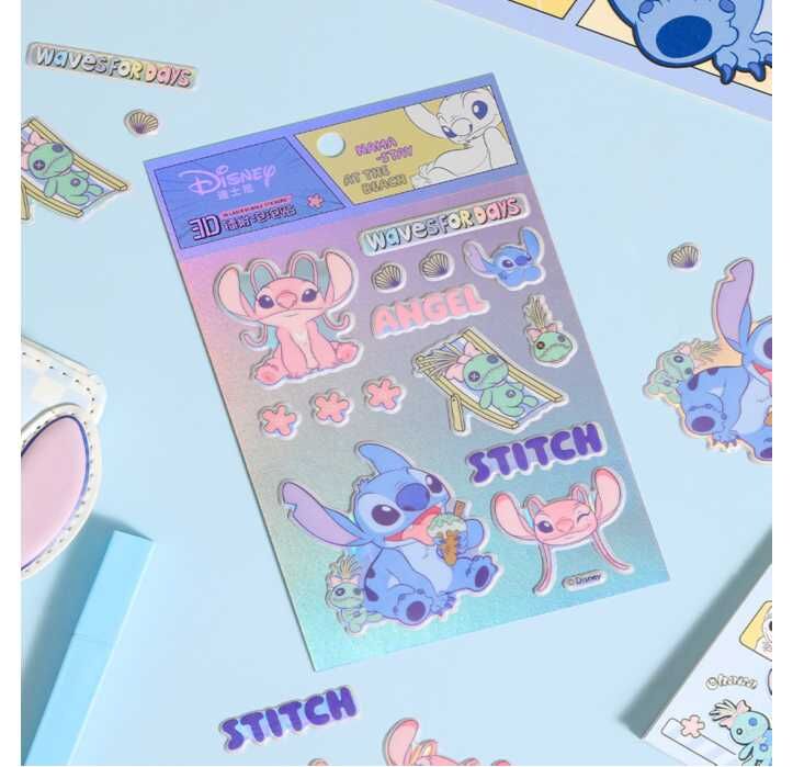 迪士尼 史迪仔|3D泡泡貼紙
