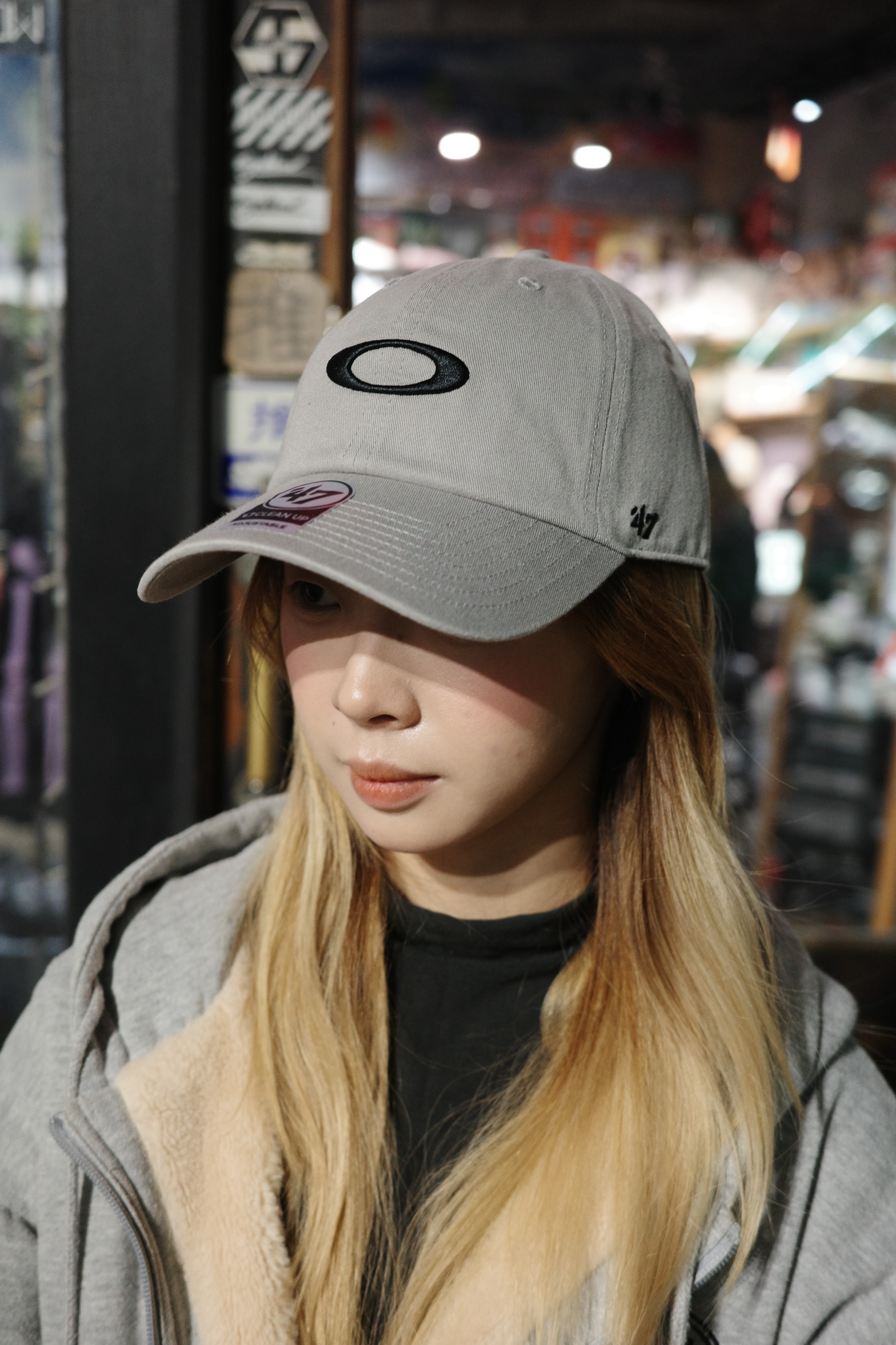 Oakley 47 brand Remix Dad Cap 刺繡 水洗 老帽 Y2K