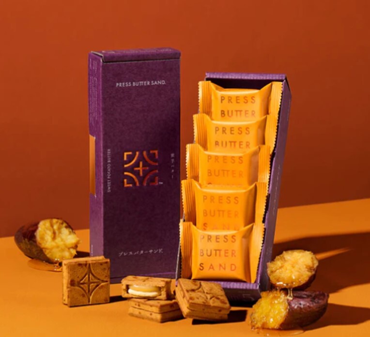 奶油地瓜燒〉焦糖奶油夾心餅乾 5入