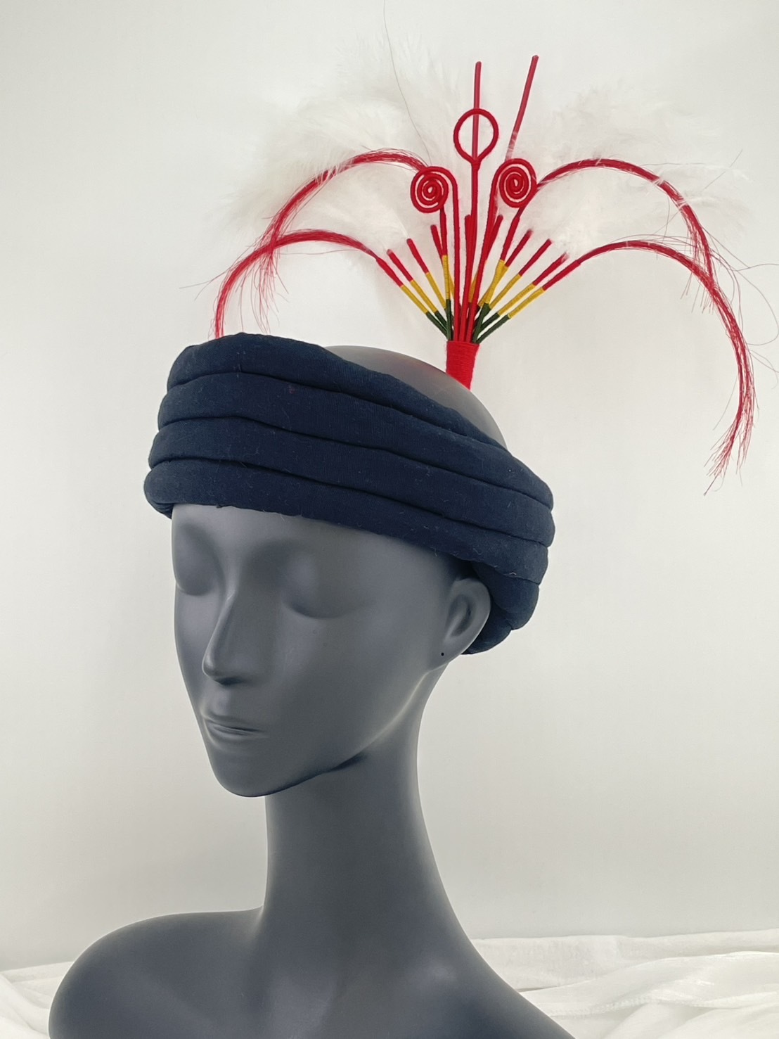 W-No.7絨毛毛線羽座30cm