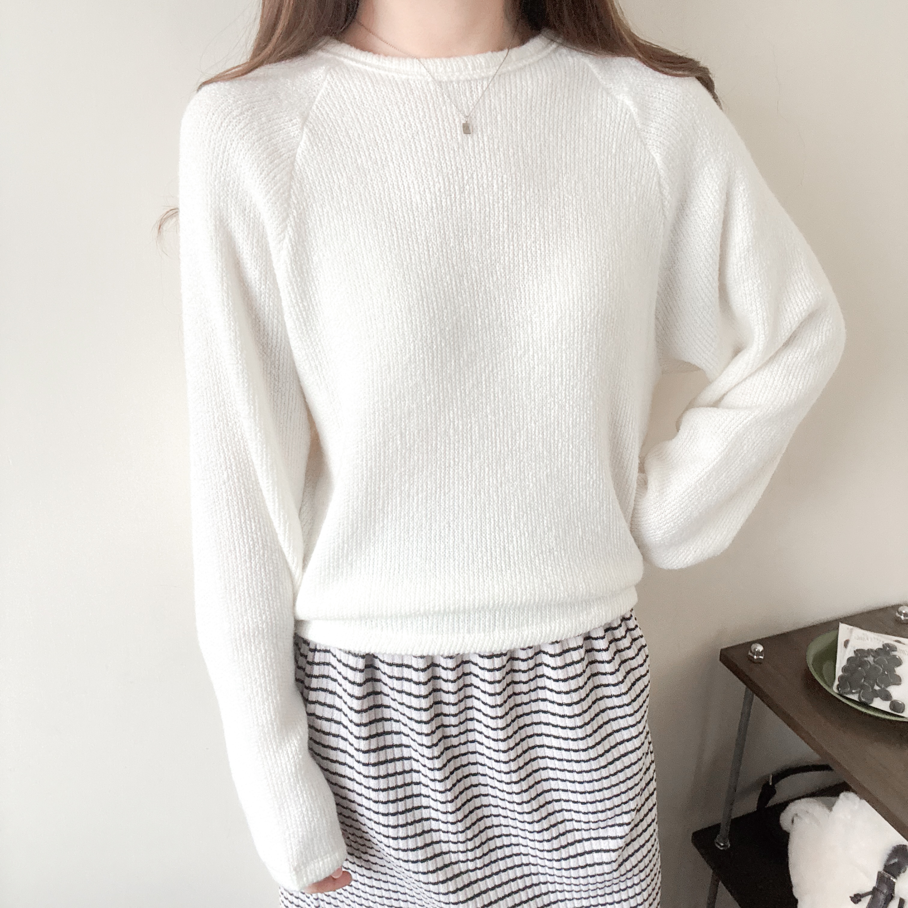 牛角䄂修腰泡泡top