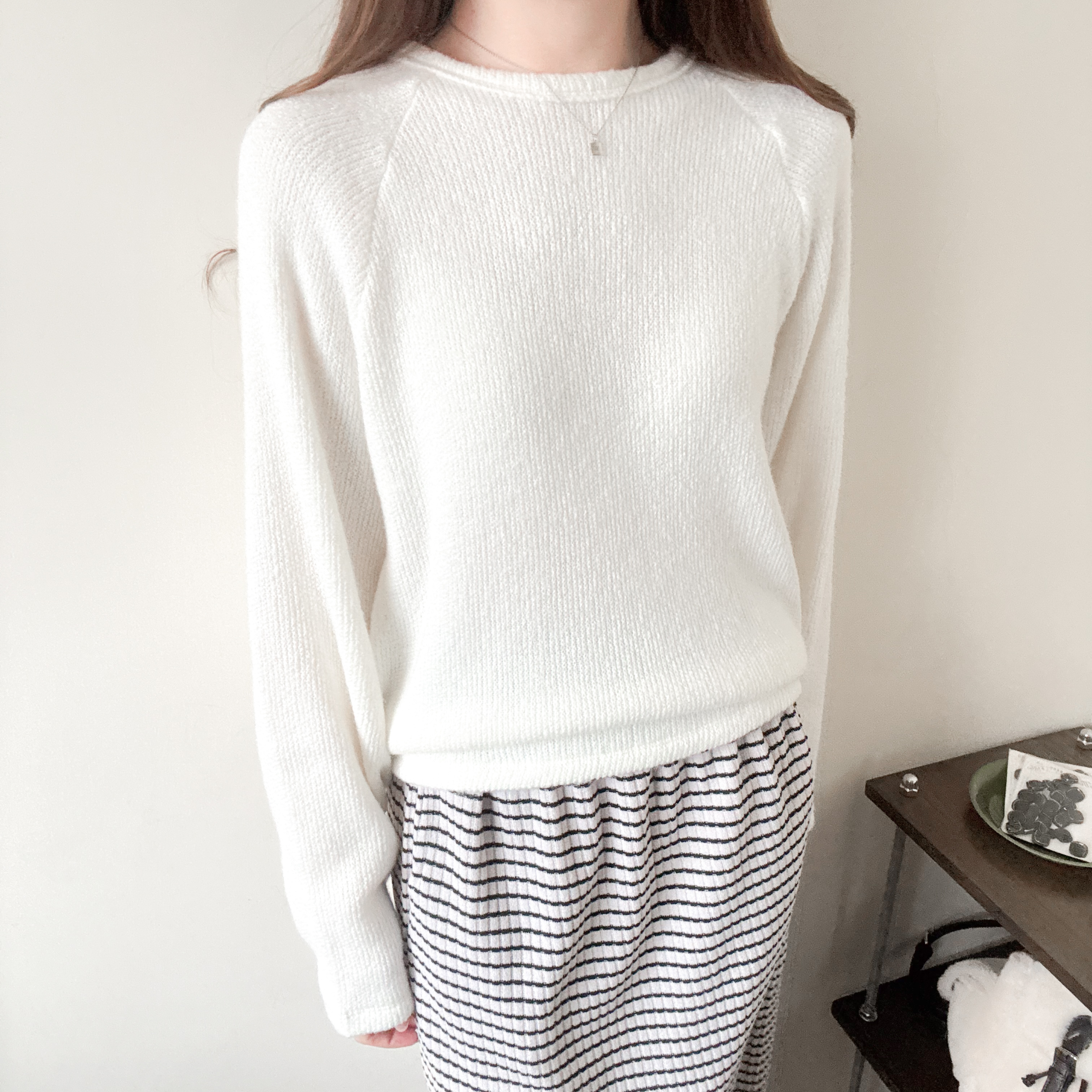 牛角䄂修腰泡泡top