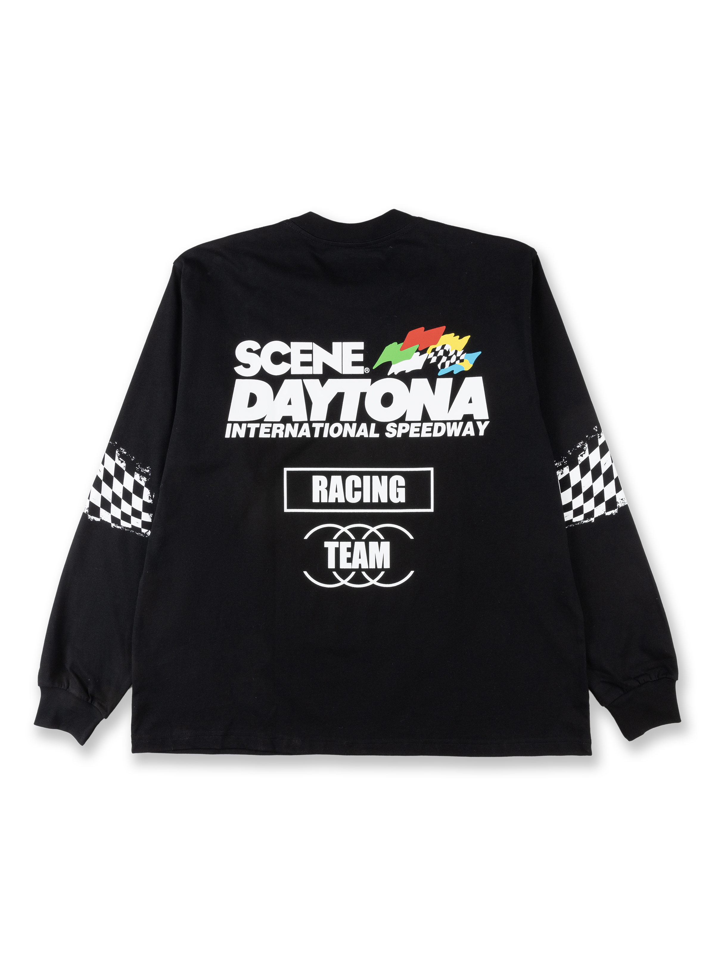 SCENE RACING LONG TEE // BLK
