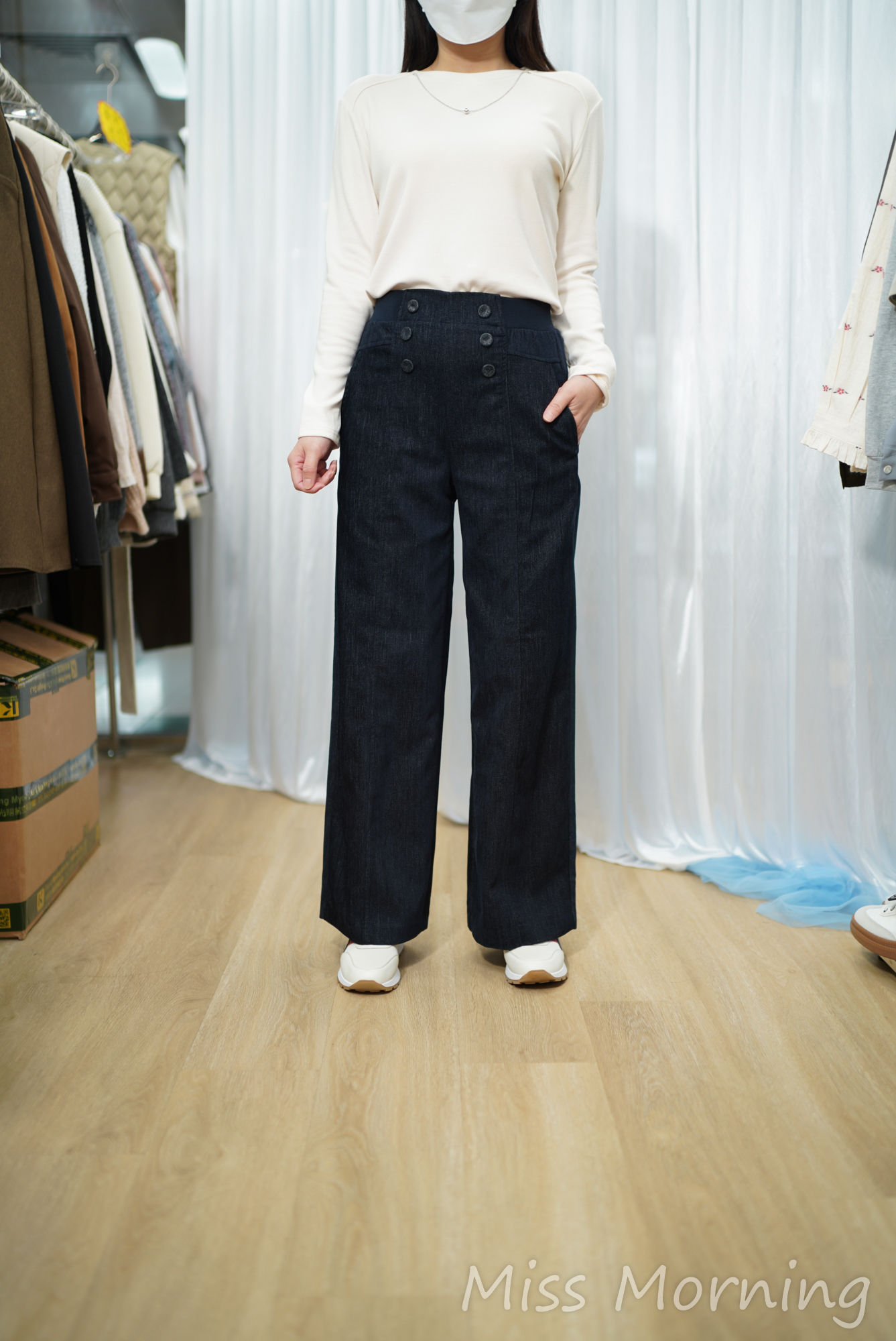 薄絨底有鍊款襯衣(14931)