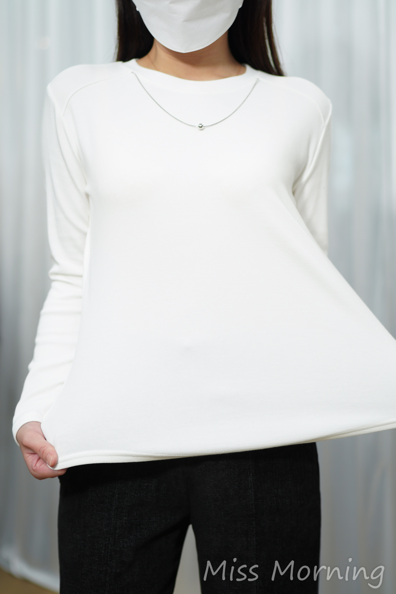 薄絨底有鍊款襯衣(14931)