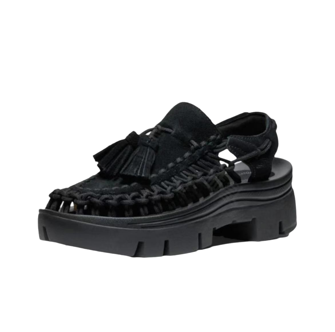 KEEN WOMEN'S UNKEEN PLT TASSELL BLACK/BLACK 1030336
