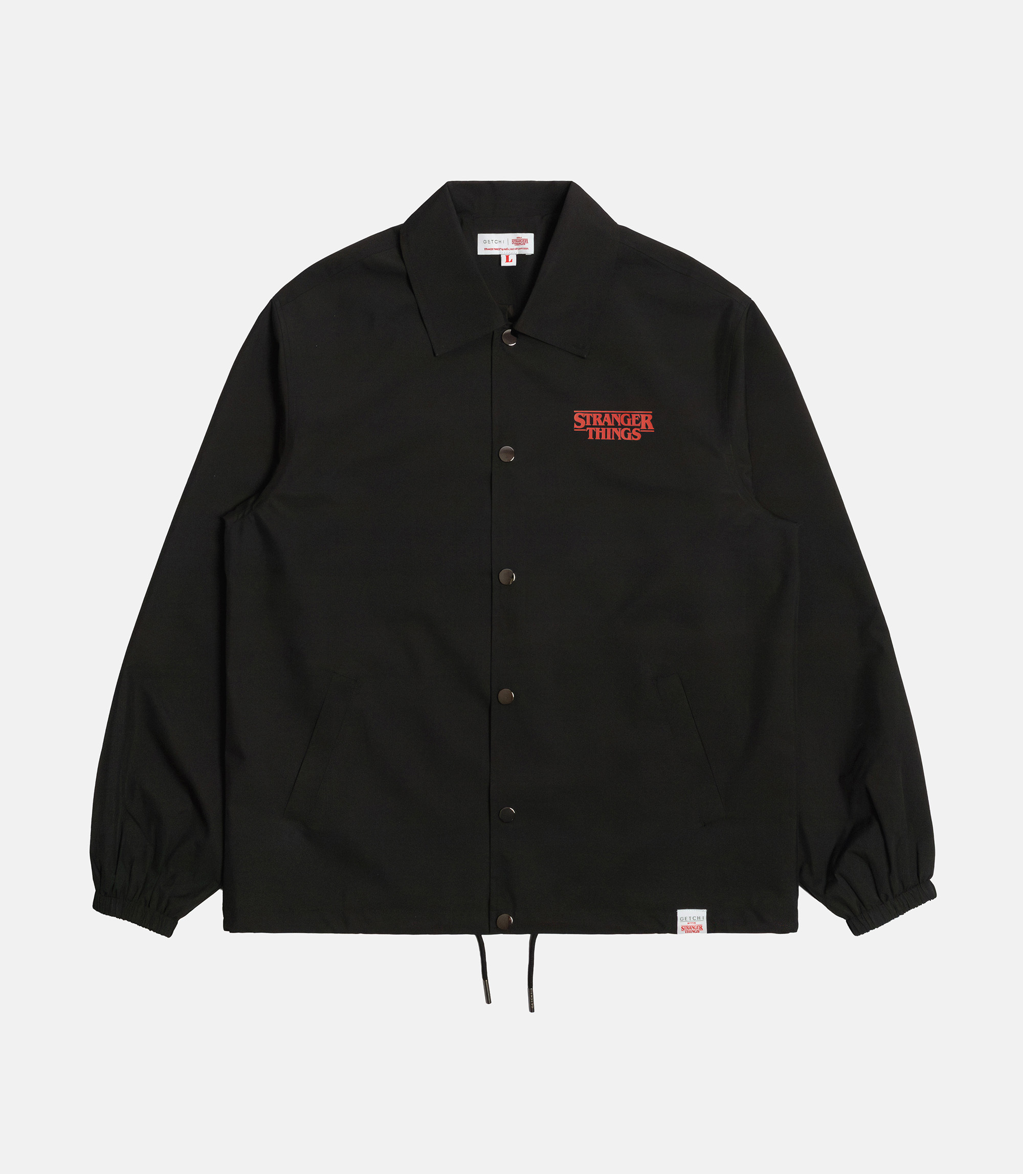 (現貨)Getchi X Stranger Things ALL FRIENDS WELCOME 中性款 經典教練外套