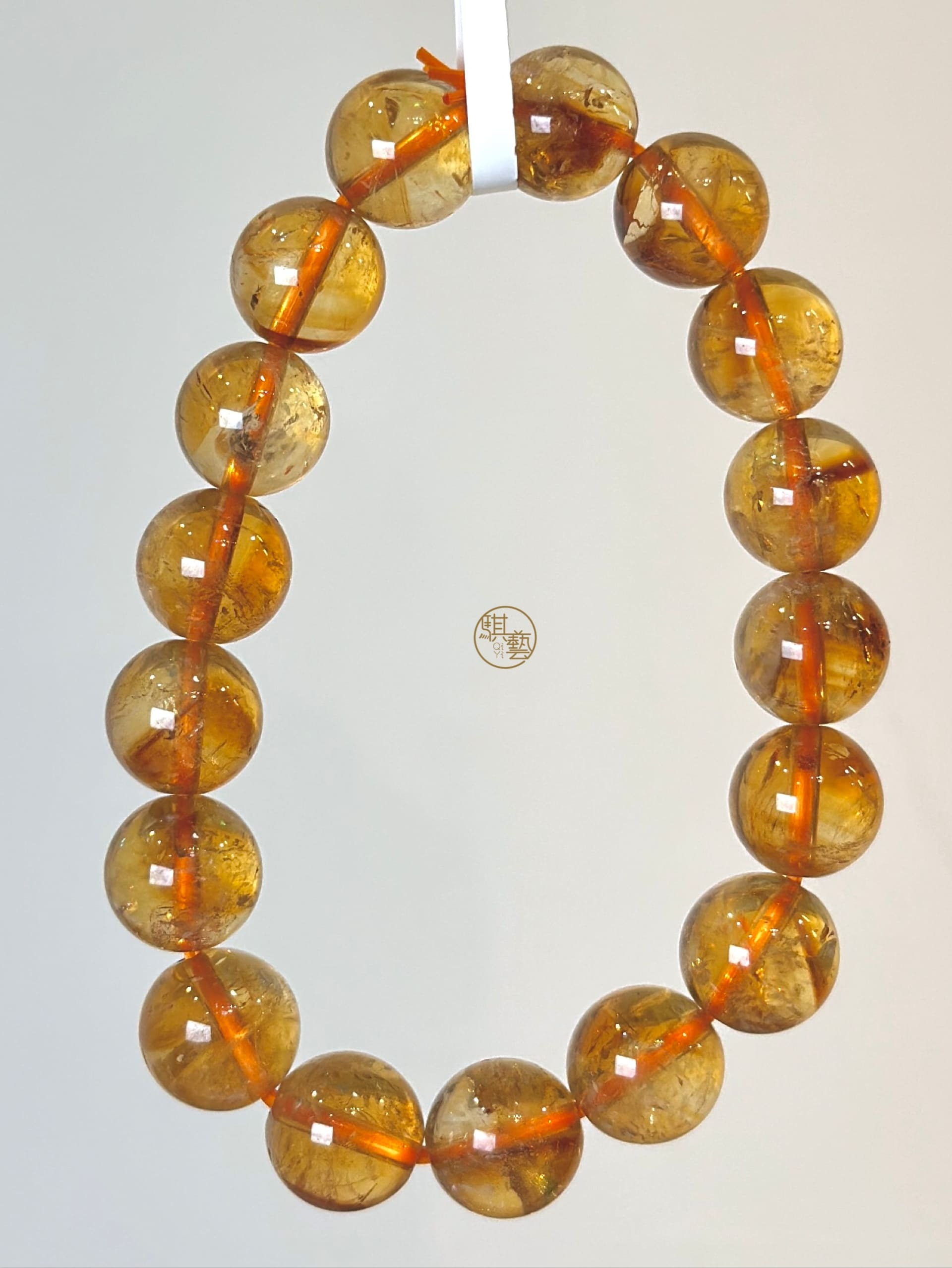 透體黃水晶手串｜招財聚寶・自信行動力・好運提升（9–10mm）