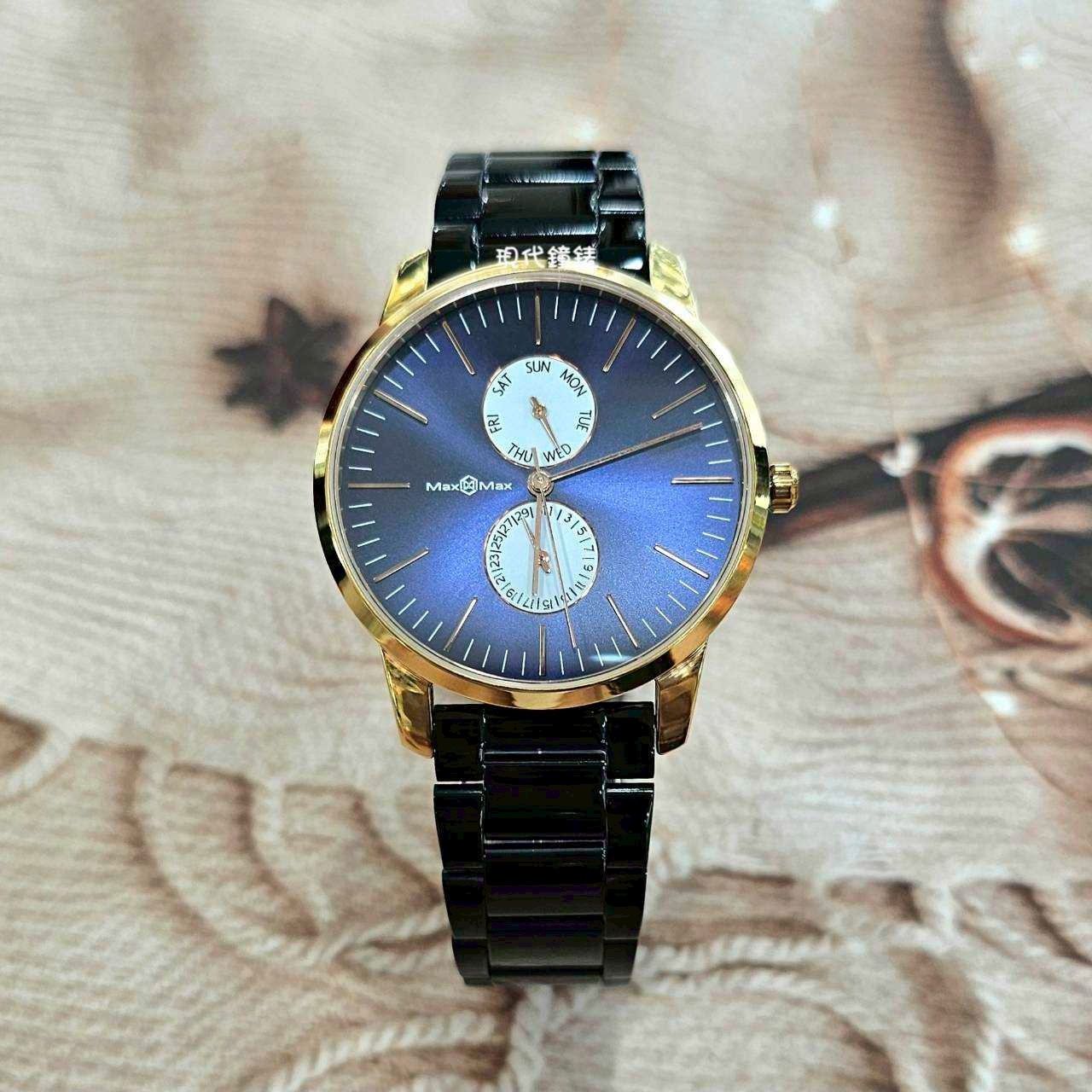 【Max Max】歐美執事風•冷冽鋼魂MAS7022-2  40mm 現代鐘錶