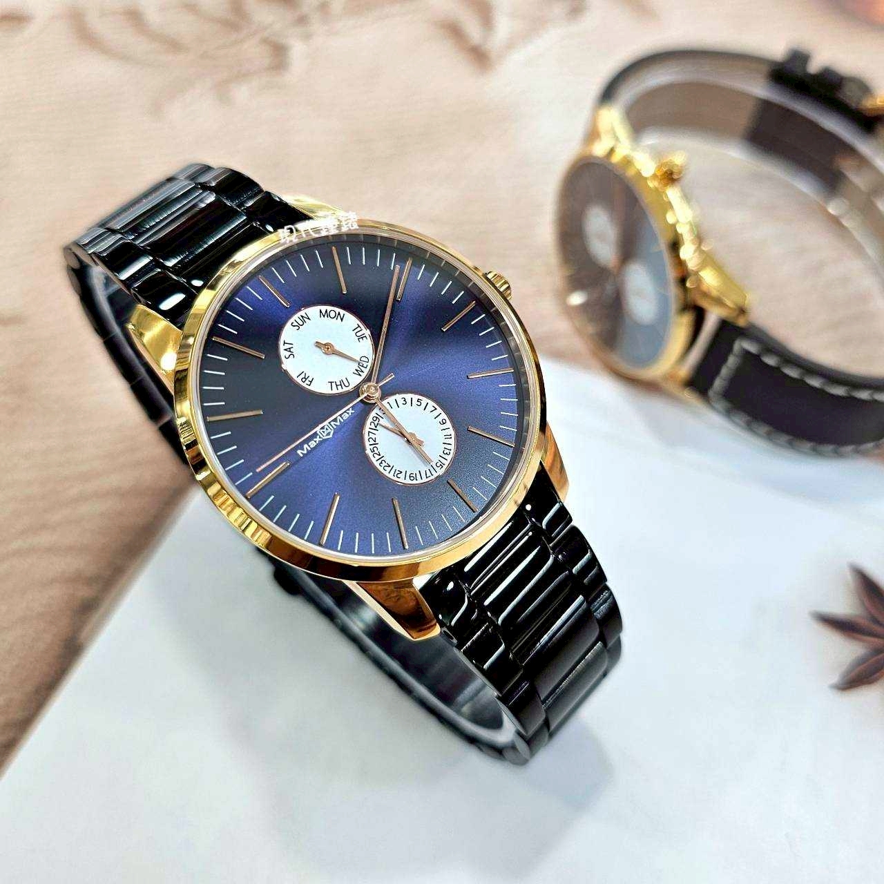 【Max Max】歐美執事風•冷冽鋼魂MAS7022-2  40mm 現代鐘錶