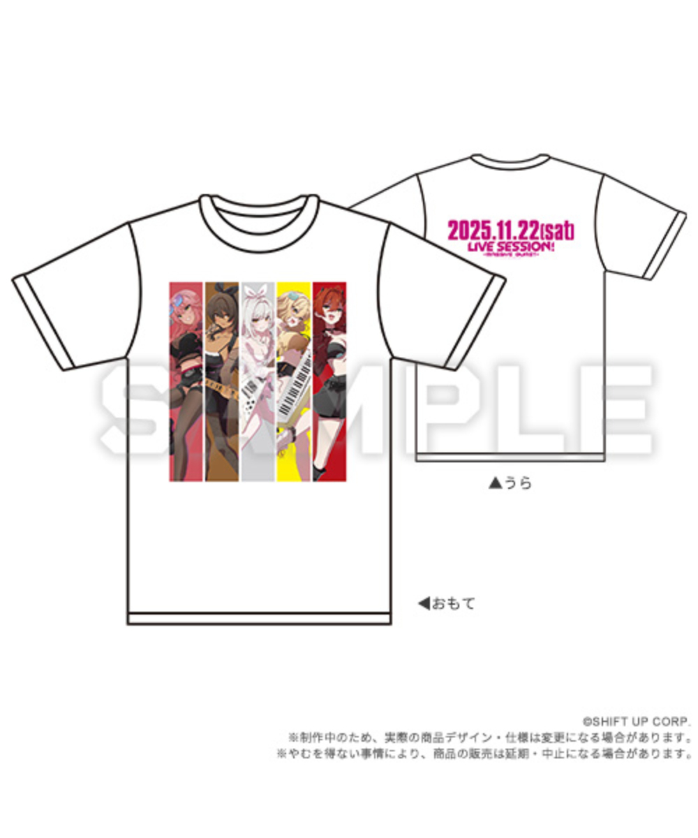 預購-勝利女神：妮姬 LIVE SESSION！～Massive Burst～　T恤B【日本進口精品】