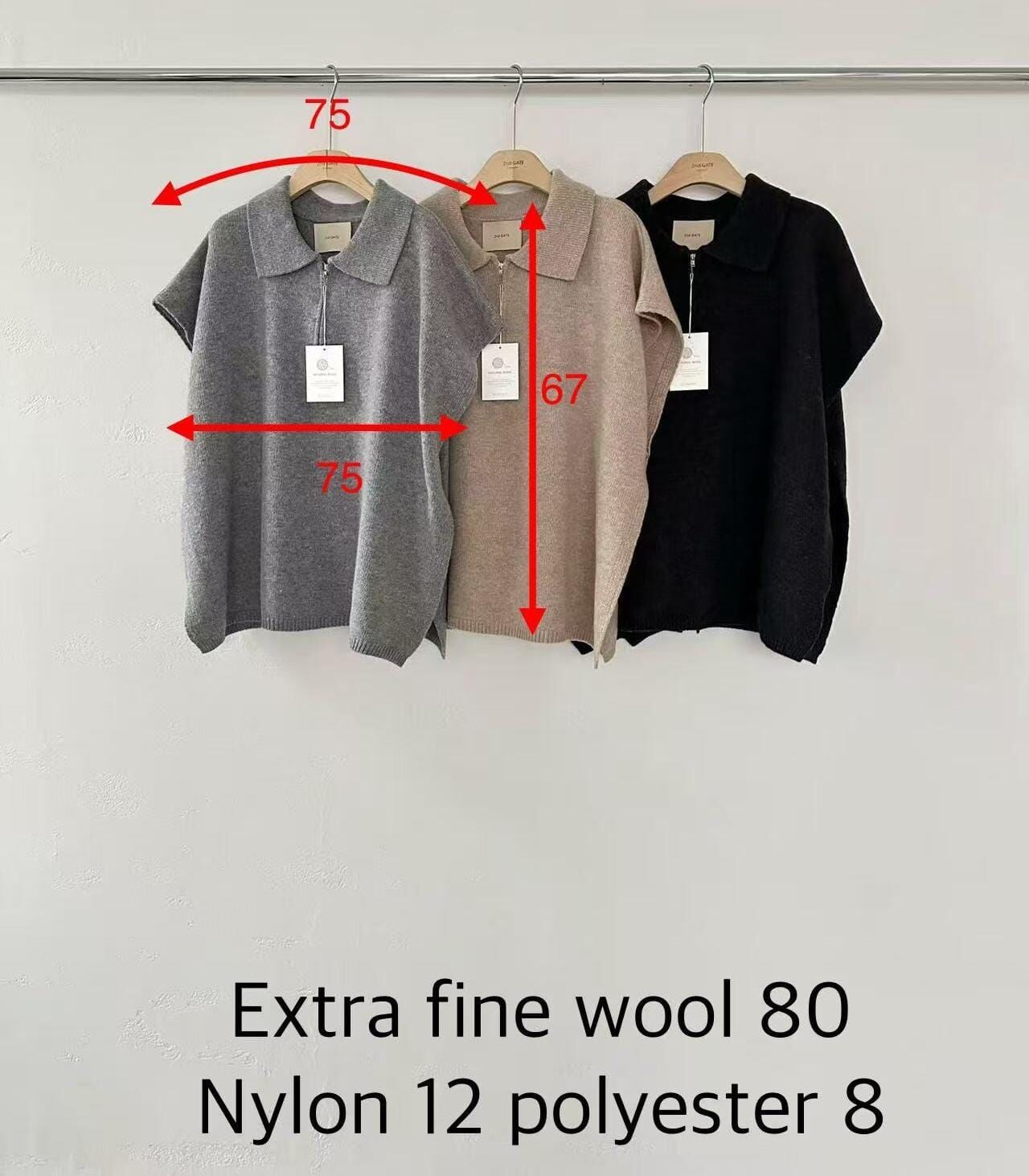 SG5222 百搭側開叉披肩