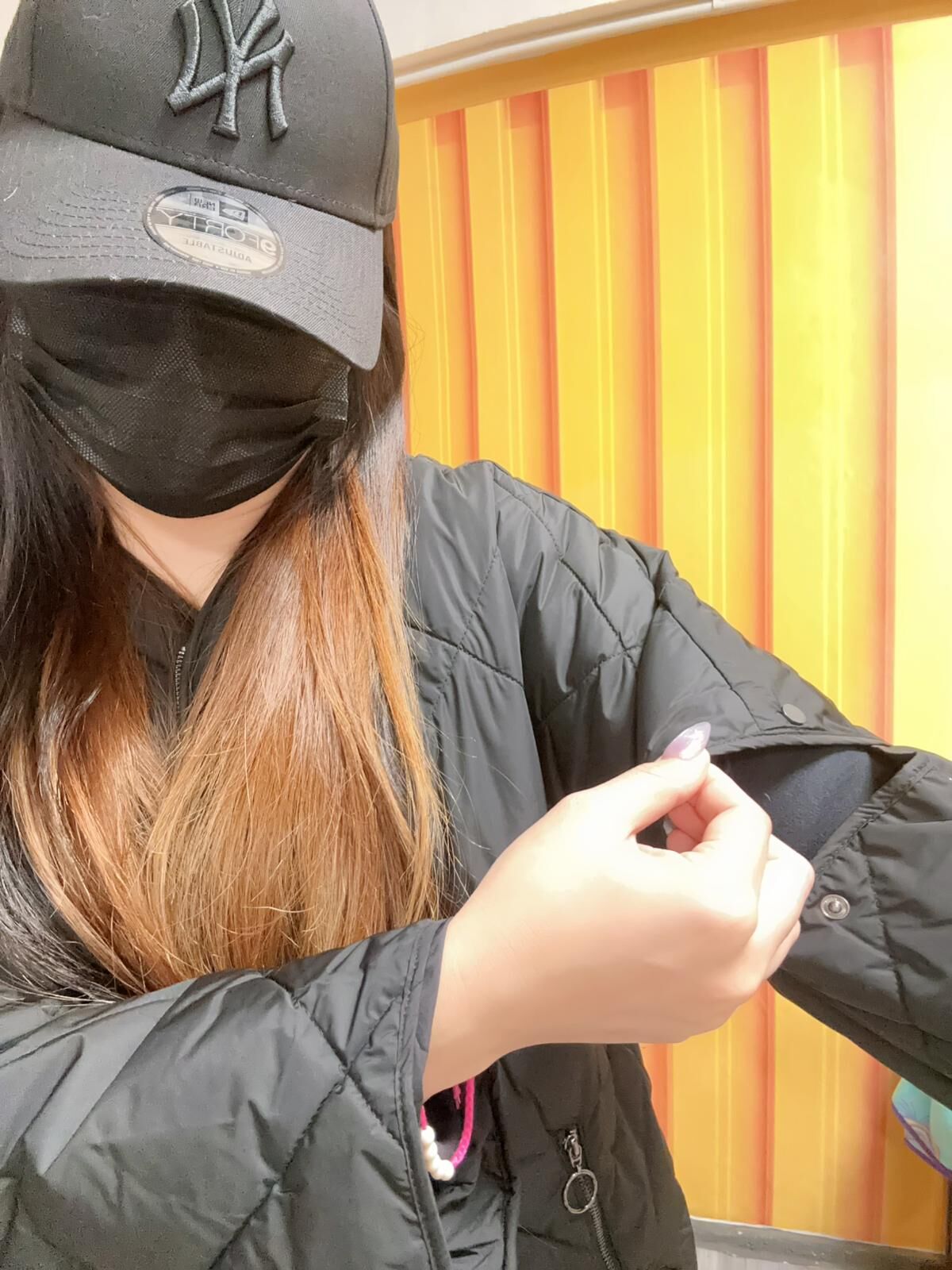 【預購】AKR111468 韓國菱格長款羽絨 (BL1811)