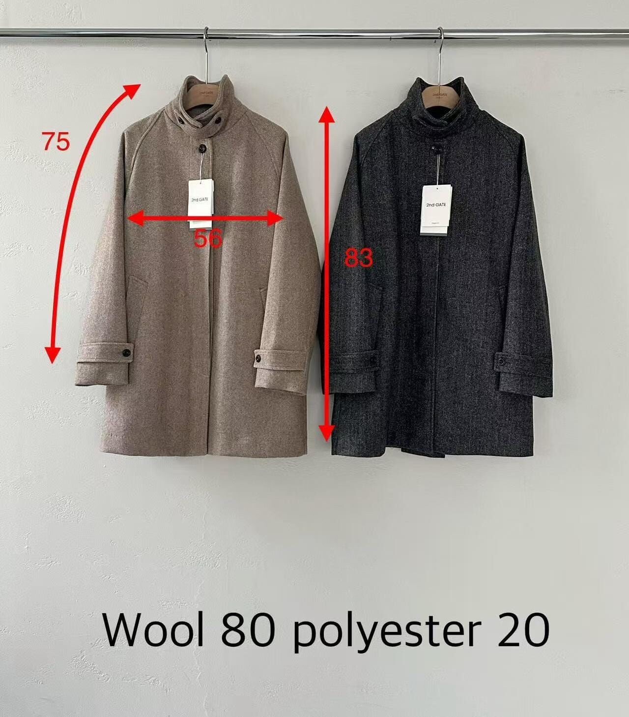 SG5227 韓劇女主必備長羊毛外套